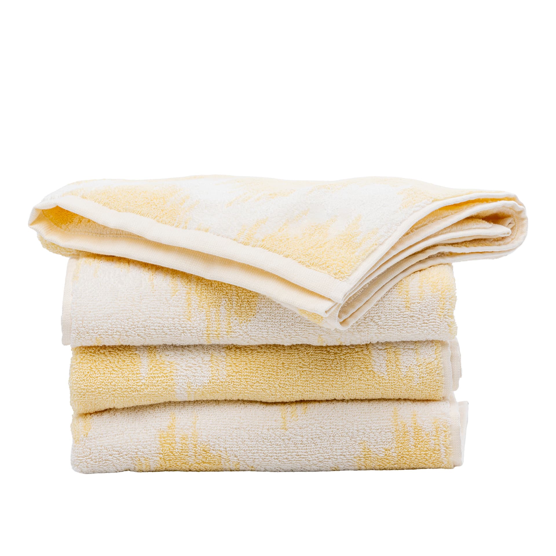 Mille Notti - Brezza Towel Pale Yellow 100x150 - Håndklær og badehåndklær