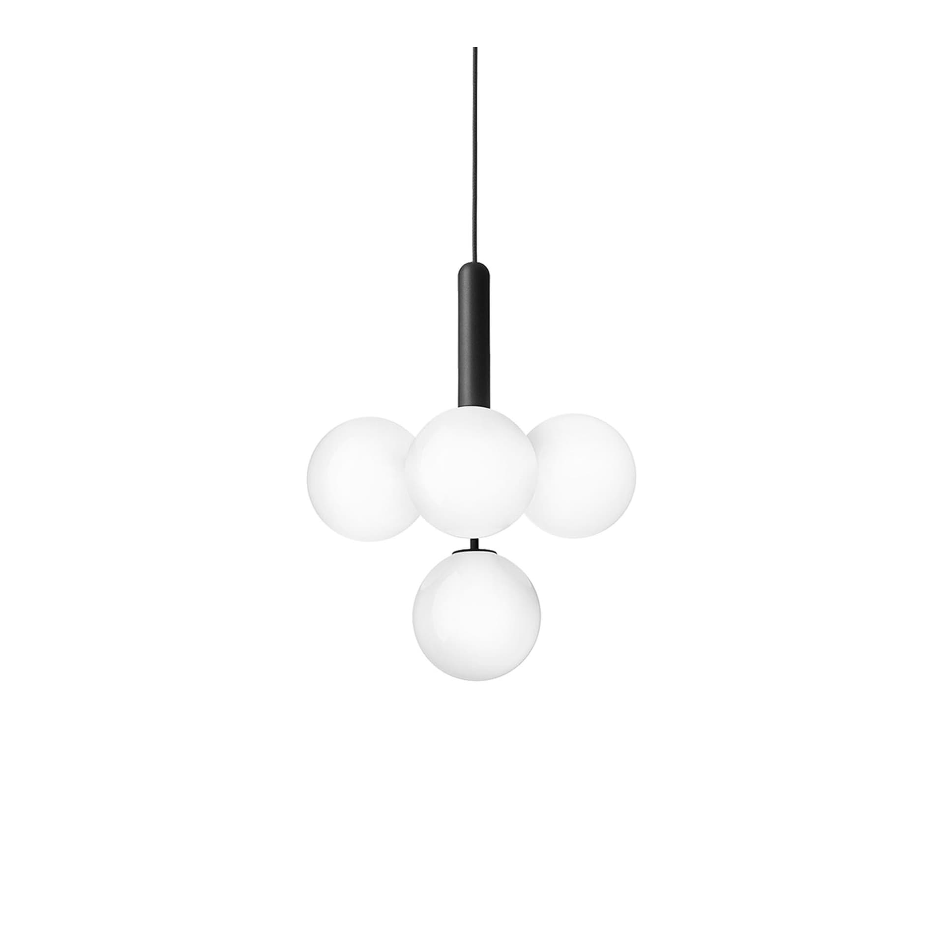 Nuura - Miira 4 Rock Grey/Opal White - Lysekroner - Sofie Refer - Grå