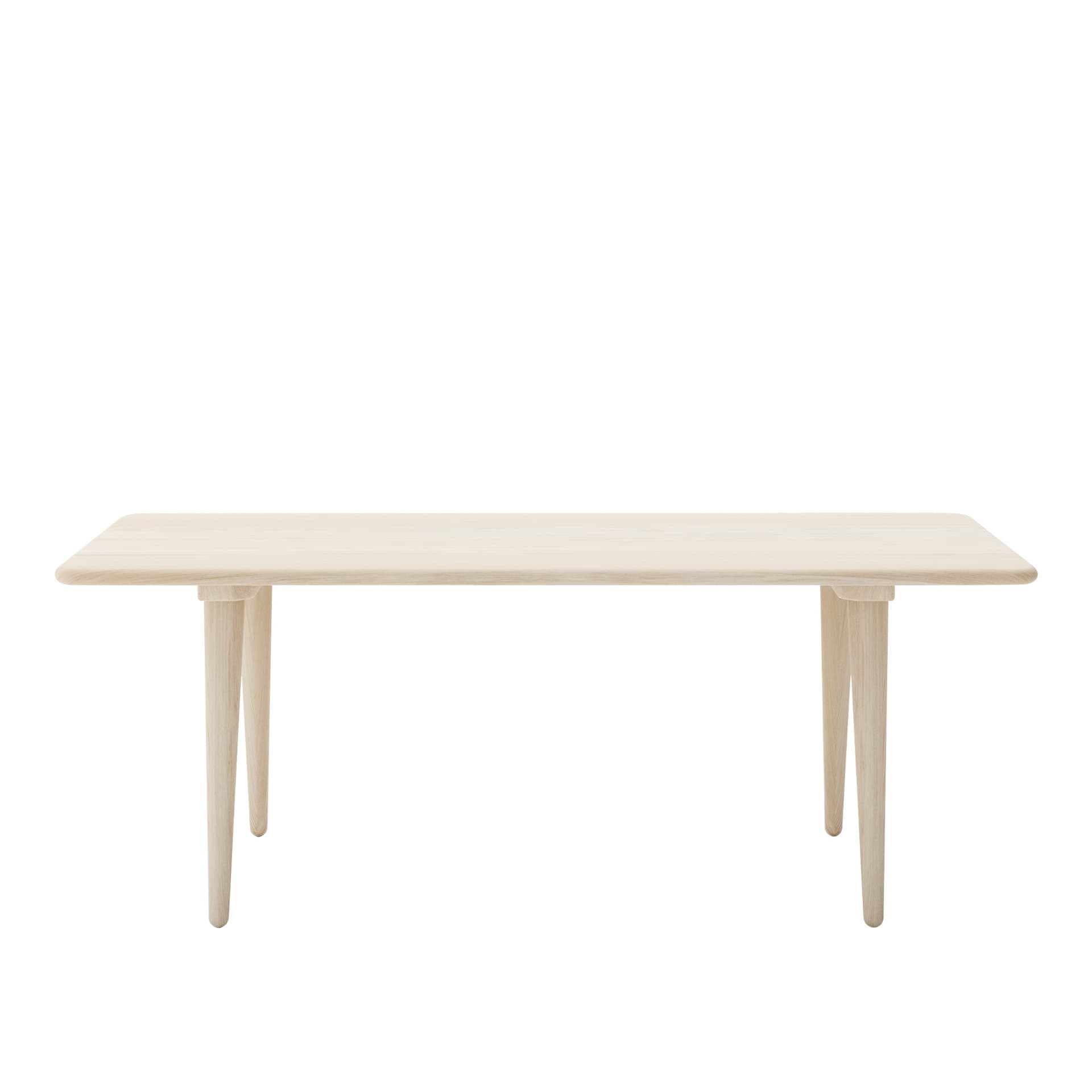Carl Hansen - CH011, Tvålad Ek, Höjd 48 cm - Sofabord - Hans J. Wegner - Tre farget - Tre