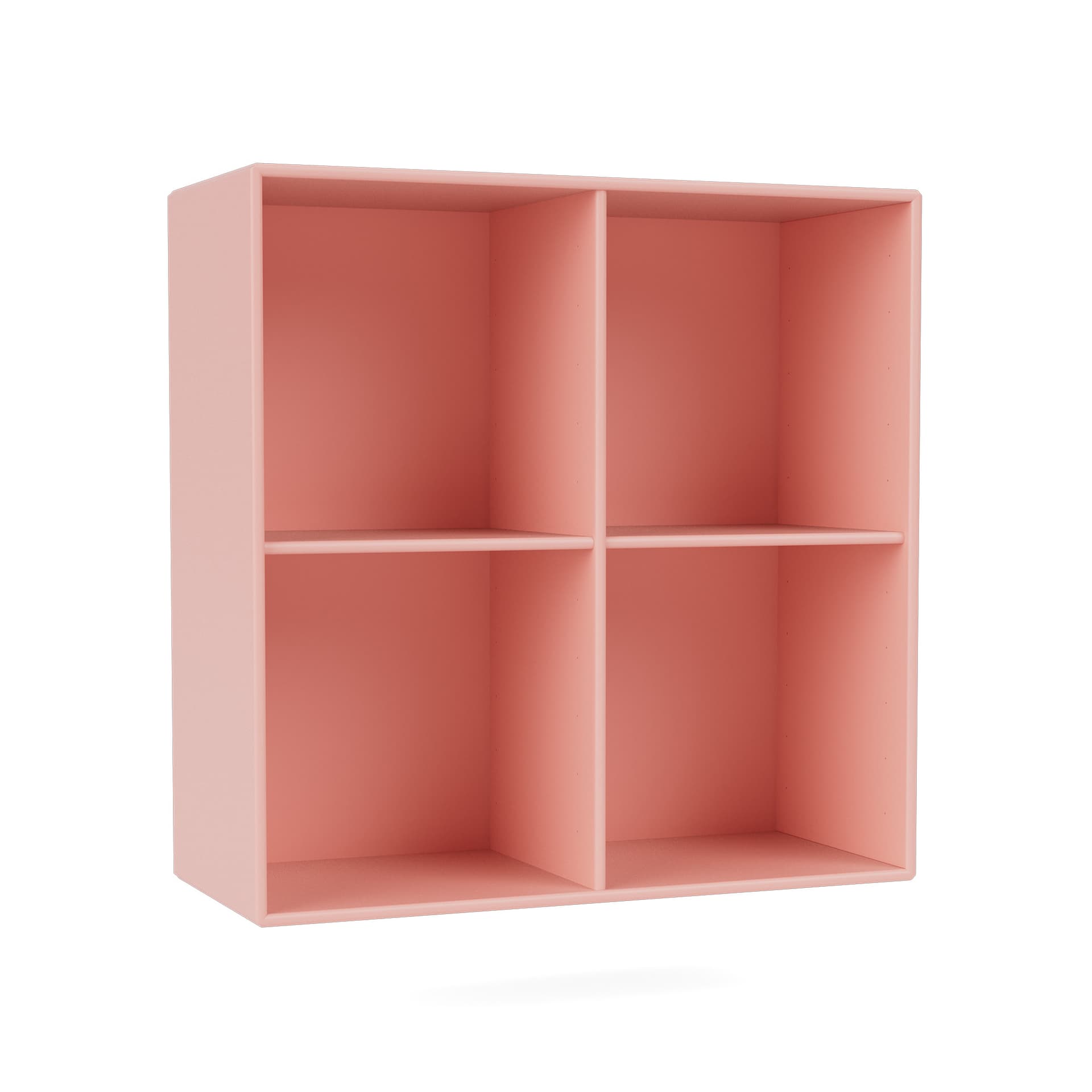 Montana - Show Bookcase 167-Ruby 04 Suspension Rails - Bokhyller - Peter J. Lassen - Rosa - Tre
