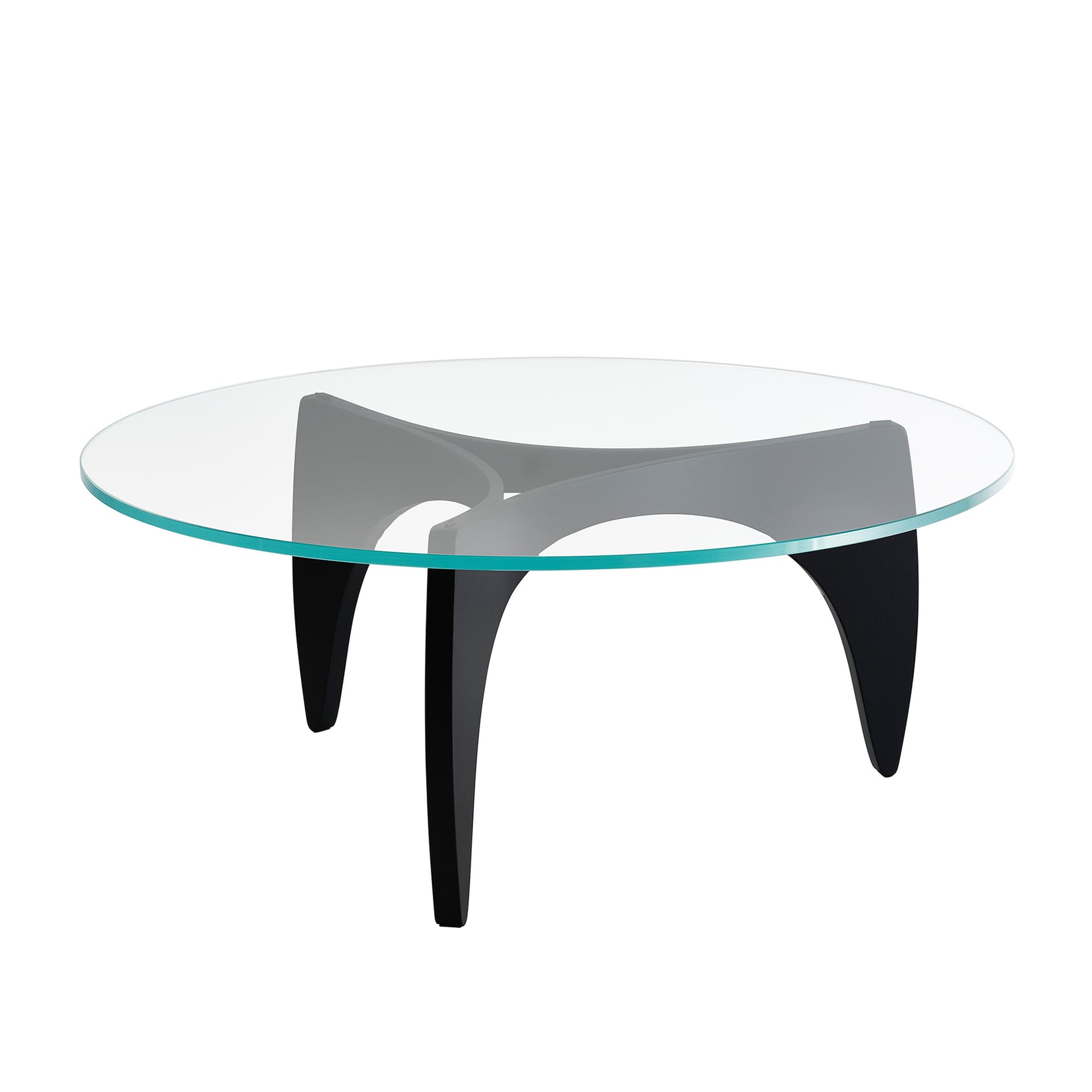 Fritz Hansen - PK 60 Black Ash - Sofabord - Poul Kjærholm - Svart - Glass/Tre