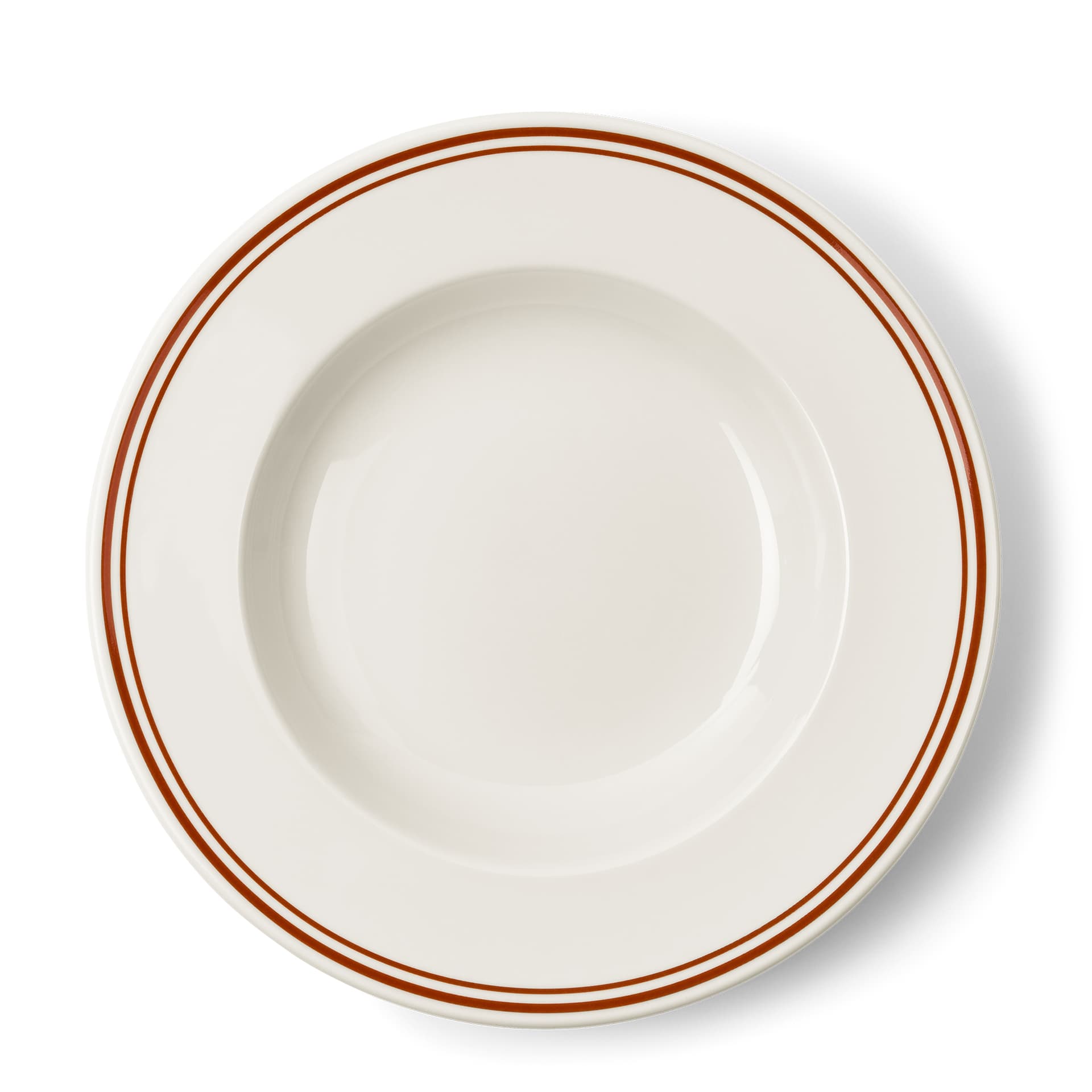 Service Projects - Diner 230 Deep Plate - Set of 2 - Dype tallerkener - Hvit
