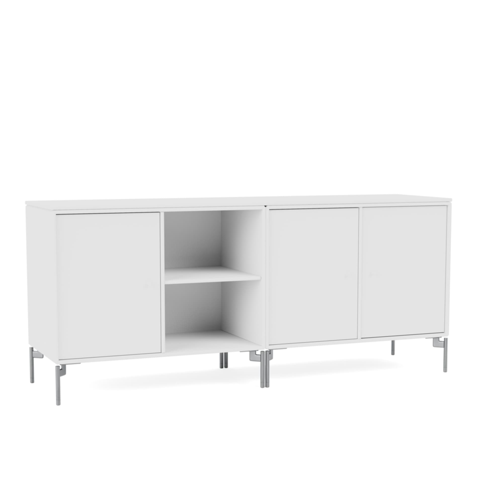Montana - Save Lowboard - New White / Matt Chrome Legs - Sideboards - Peter J. Lassen - Hvit