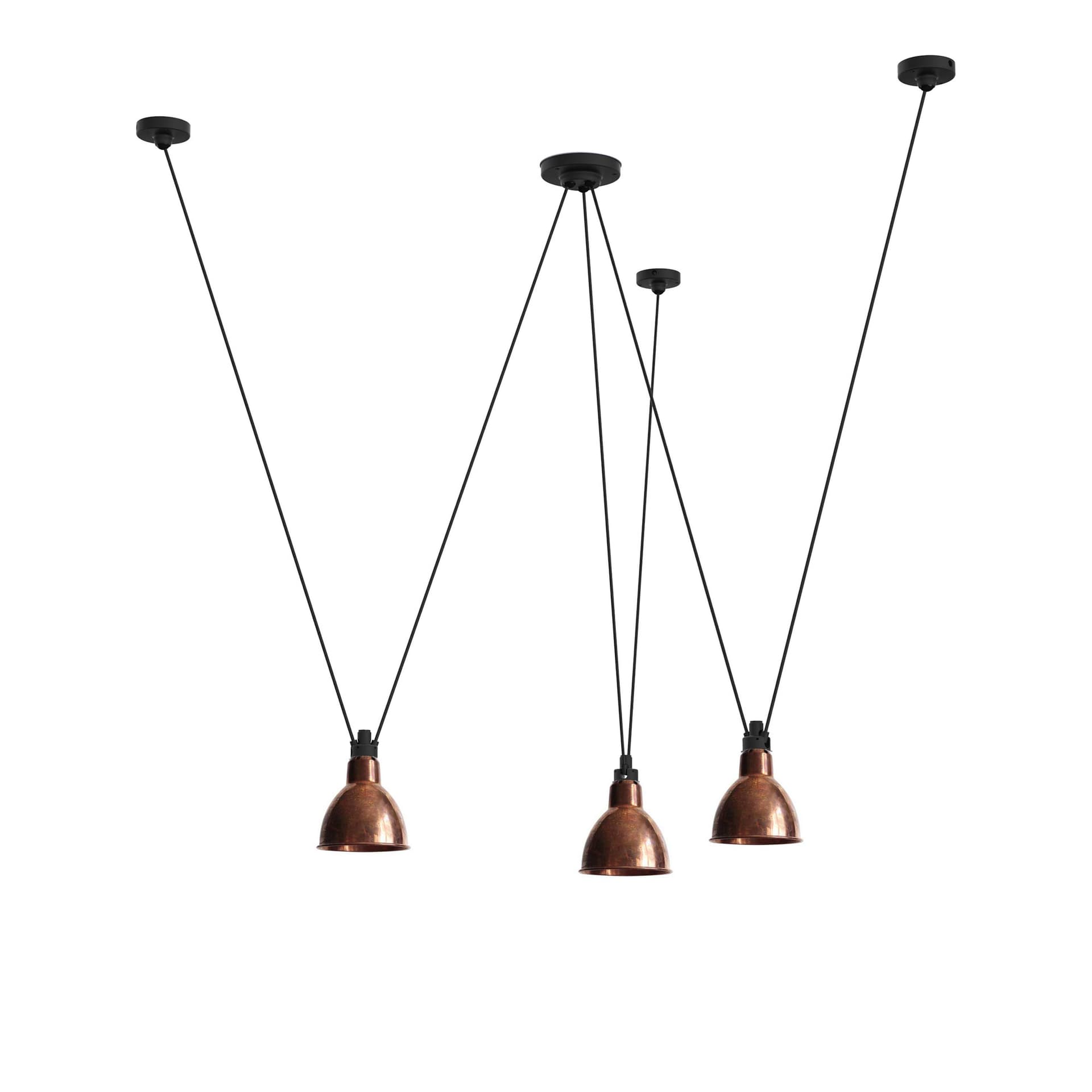 DCWéditions - Les Acrobates De Gras 325 L Round Raw Copper - Pendellamper - Bernard-Albin Gras - Kobber