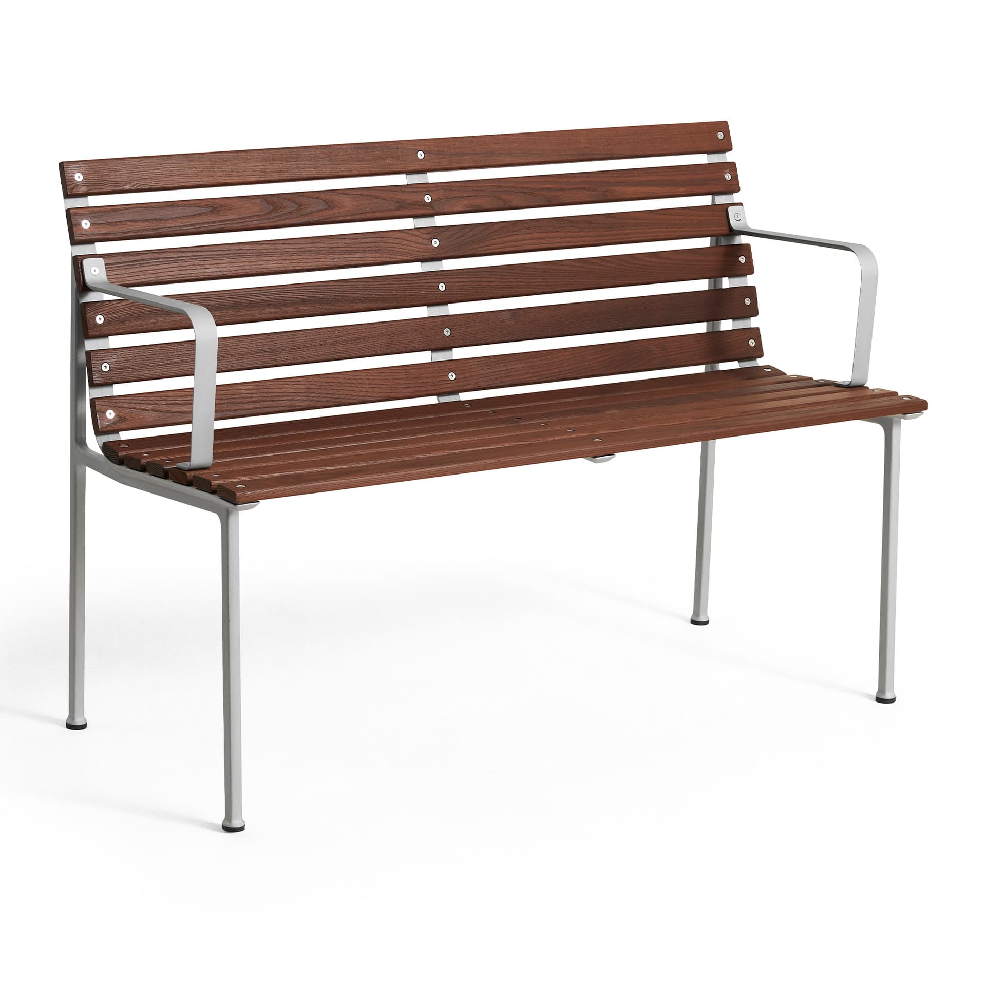HAY - Travers hagebenk med armlener - varmebehandlet oljet ask - Hagebenker & sofaer - Erwan Bouroullec - Tre farget - Metall/Tre