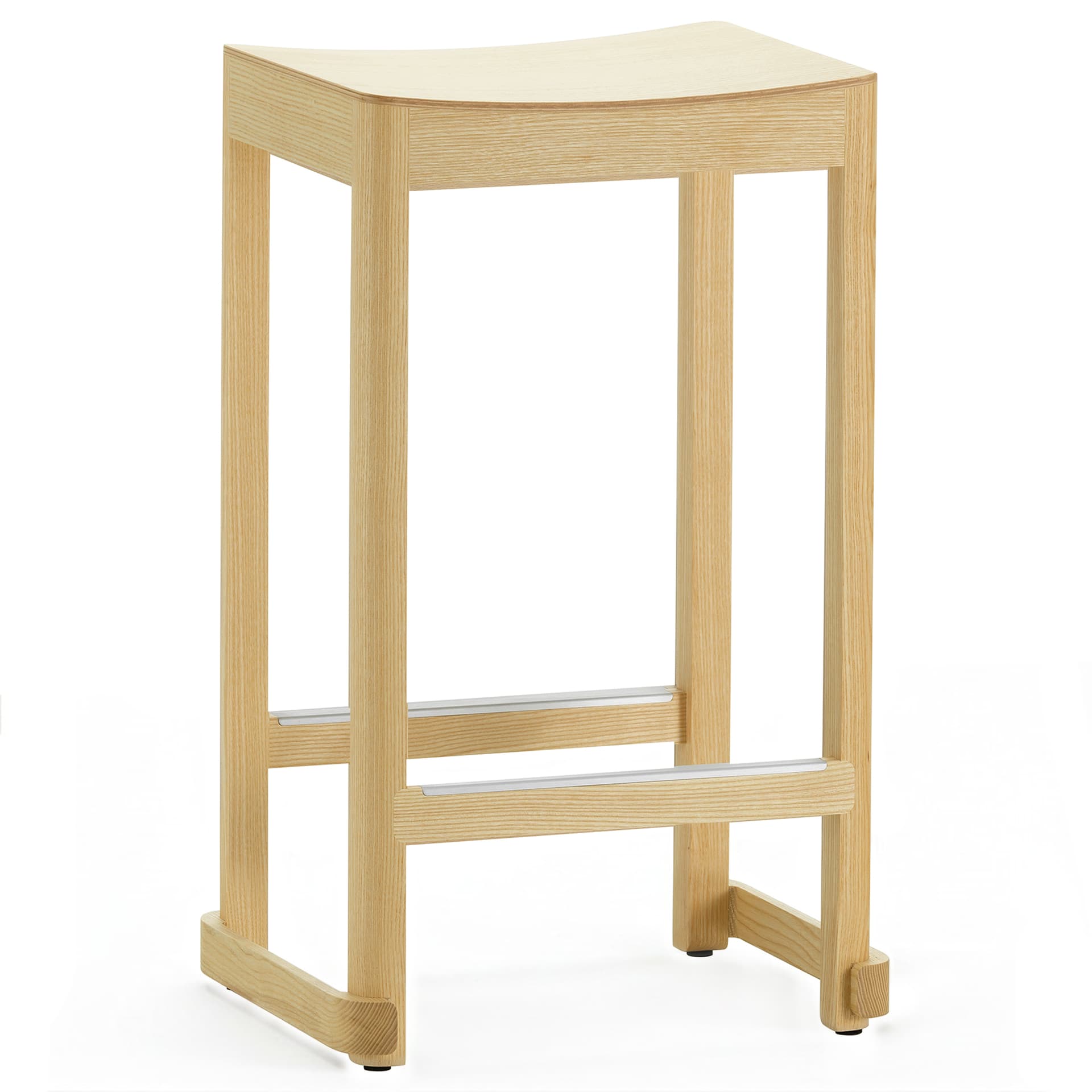 Artek - Atelier Stool 65 cm Ash Natural Lacquered - Barstoler & barkrakker - TAF Studio - Tre farget - Tre