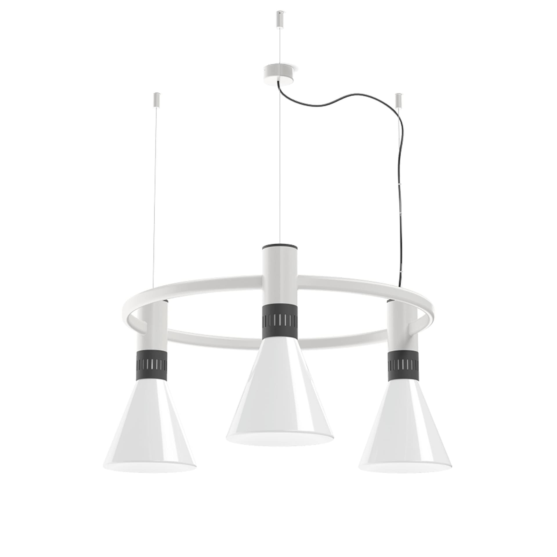 Stilnovo - Cono 3 Phase-Cut pendellampe textured off-white - Pendellamper - Stilnovo - Hvit