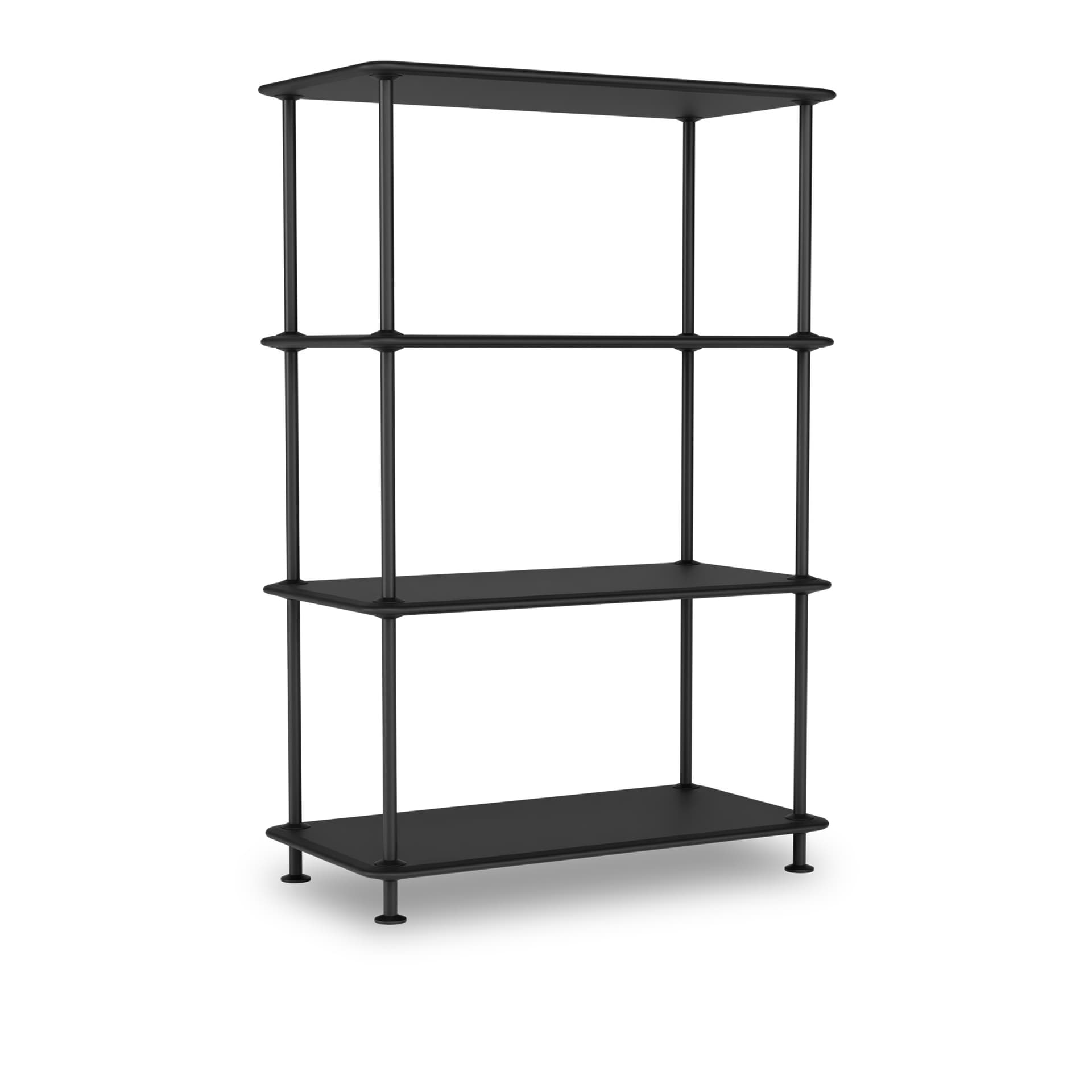Montana - Montana Free 300000 207-Blackstructure 05-Black - Hyller & Hyllesystem - Jakob Wagner - Svart - Metall/Tre