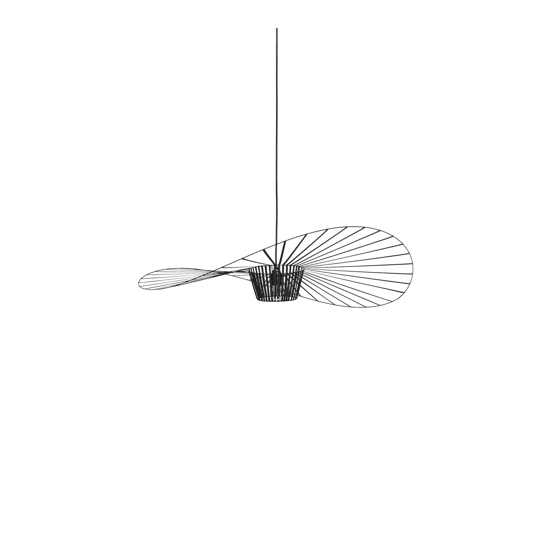 Petite Friture - Vertigo Pendant Lamp Black Small - Pendellamper - Constance Guisset - Svart