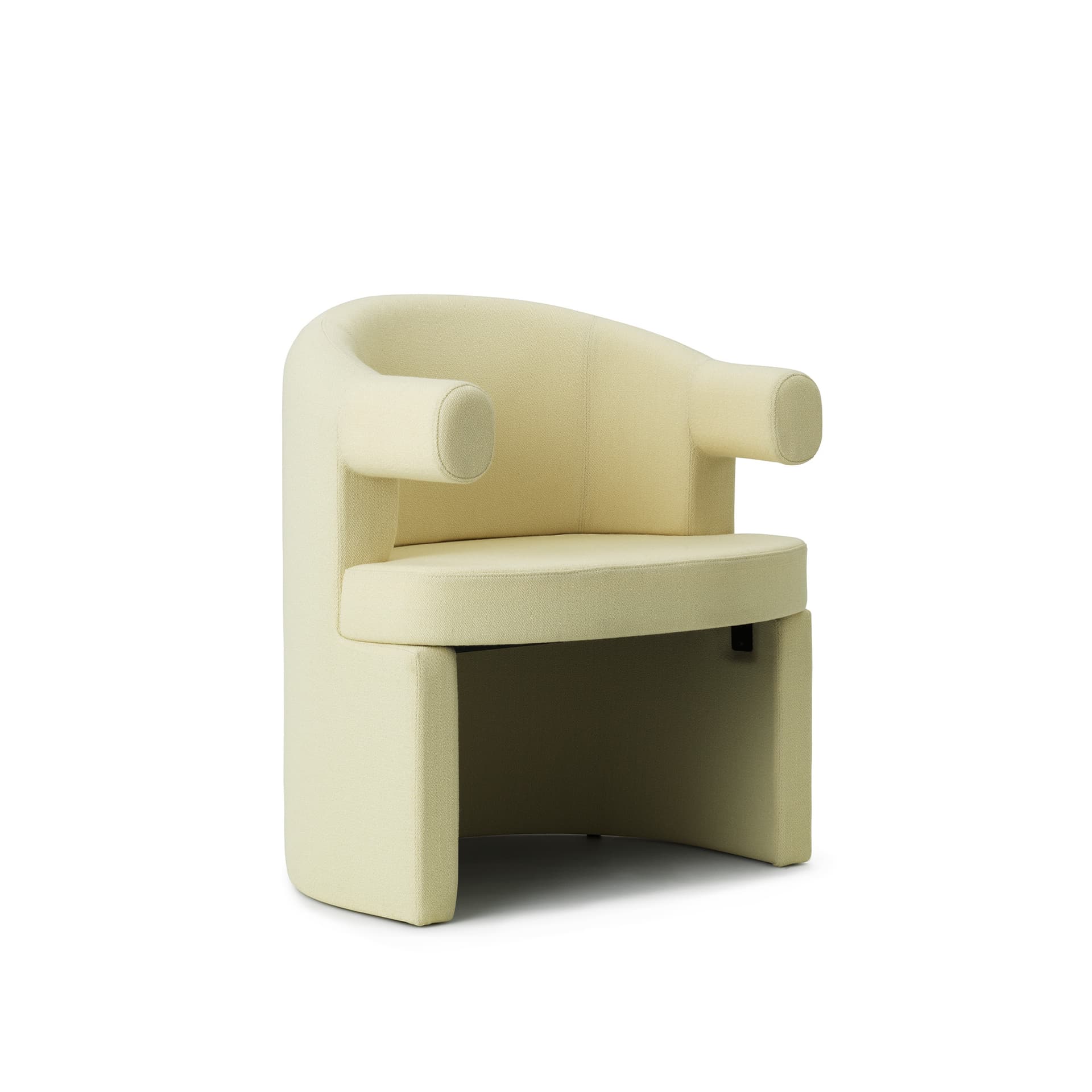 Normann Copenhagen - Burra Chair - Vidar 1511 - Lenestoler - Simon Legald - Gul - Tre/Skum