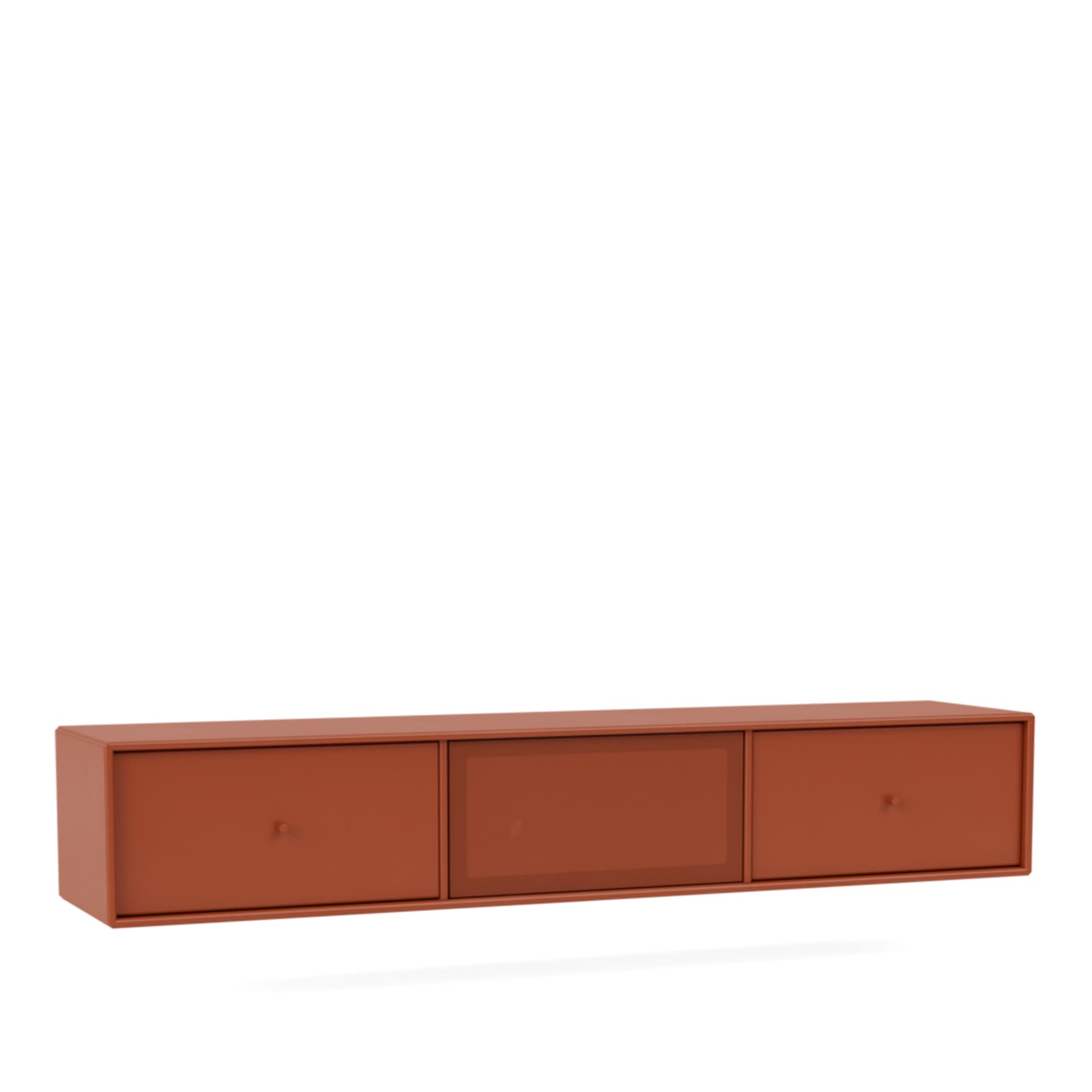 Montana - OCTAVE V TV Bench, 04-Suspensionrails, 162 Hokkaido - TV-benker - Peter J. Lassen - Rød