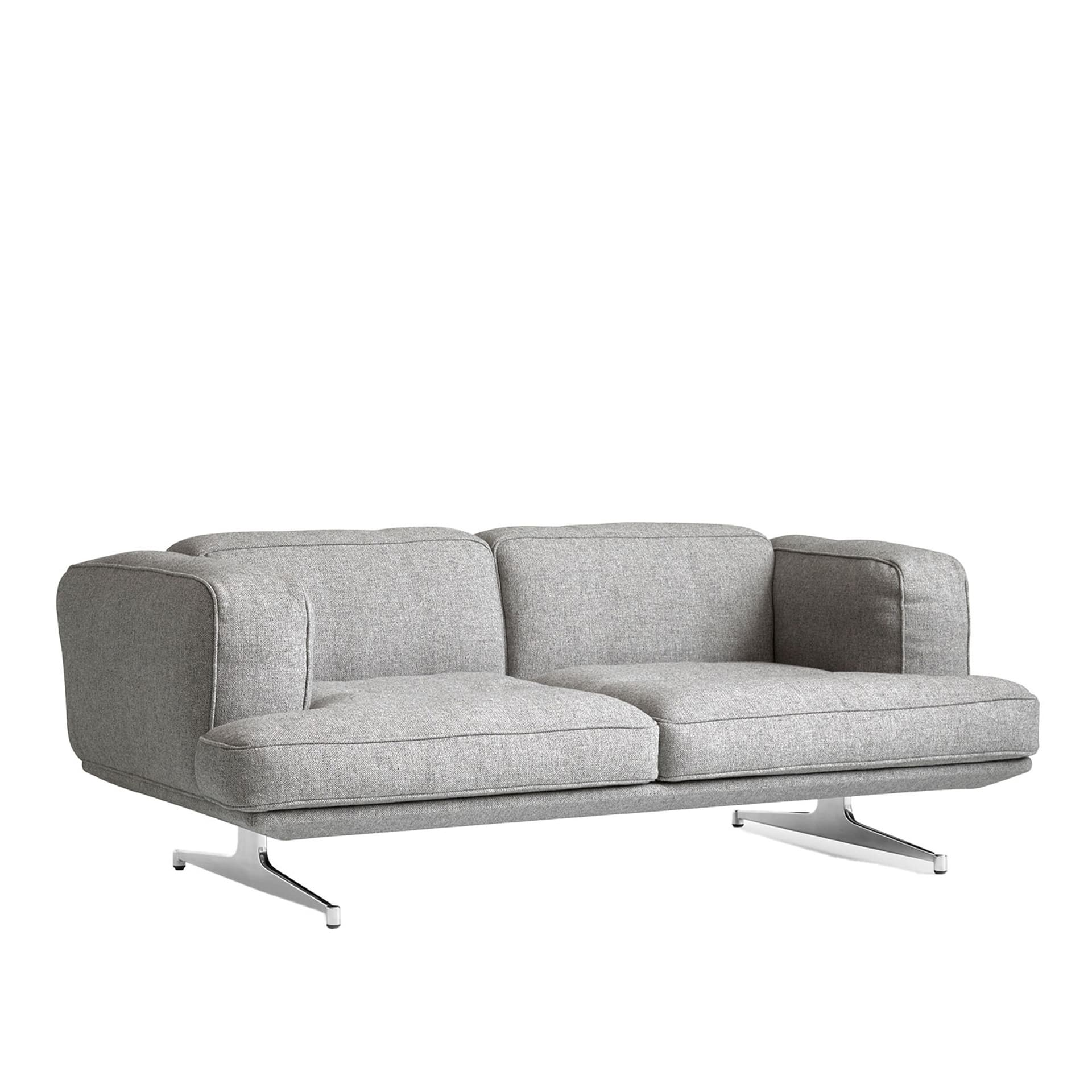 &Tradition - Inland AV22 2-seters sofa polert aluminium ben hallingdal 130 - Sofaer - Anderssen & Voll - Grå