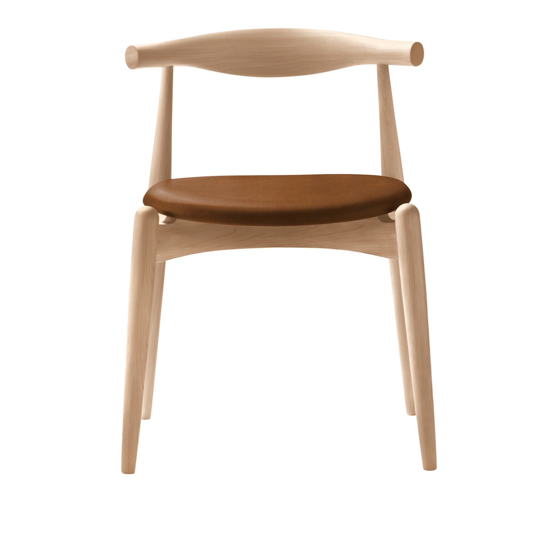 Carl Hansen - CH20, Oljad Bok, Lädergrupp C Sif - 91 - Spisestoler - Hans J. Wegner - Tre farget - Tre