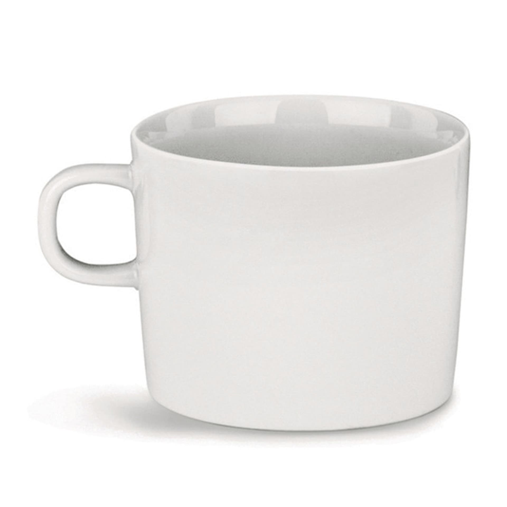 Alessi - PLATEBOWLCUP TEACUP Set of 4 - Tekopper - Jasper Morrison - Hvit - Porselen