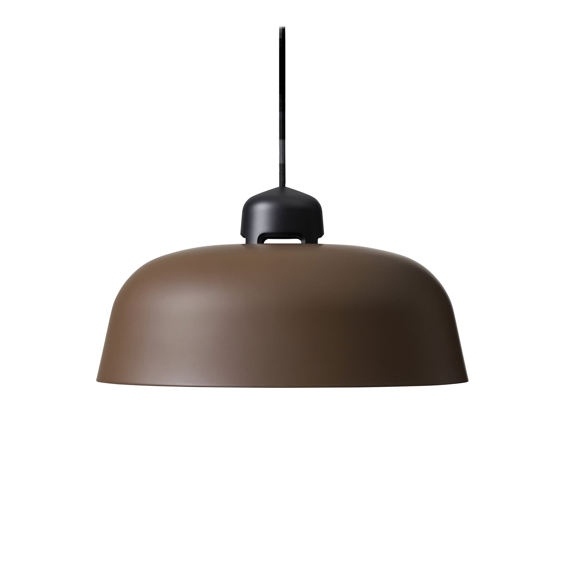 Wastberg+ - Dalston w162s2 Pendellampa, Nut Brown, Stor Skärm, Inkl. Svart LED Enhet, 2700K, Max 9W, Dimbar - Pendellamper - Kim Colin,Sam Hecht - Brun