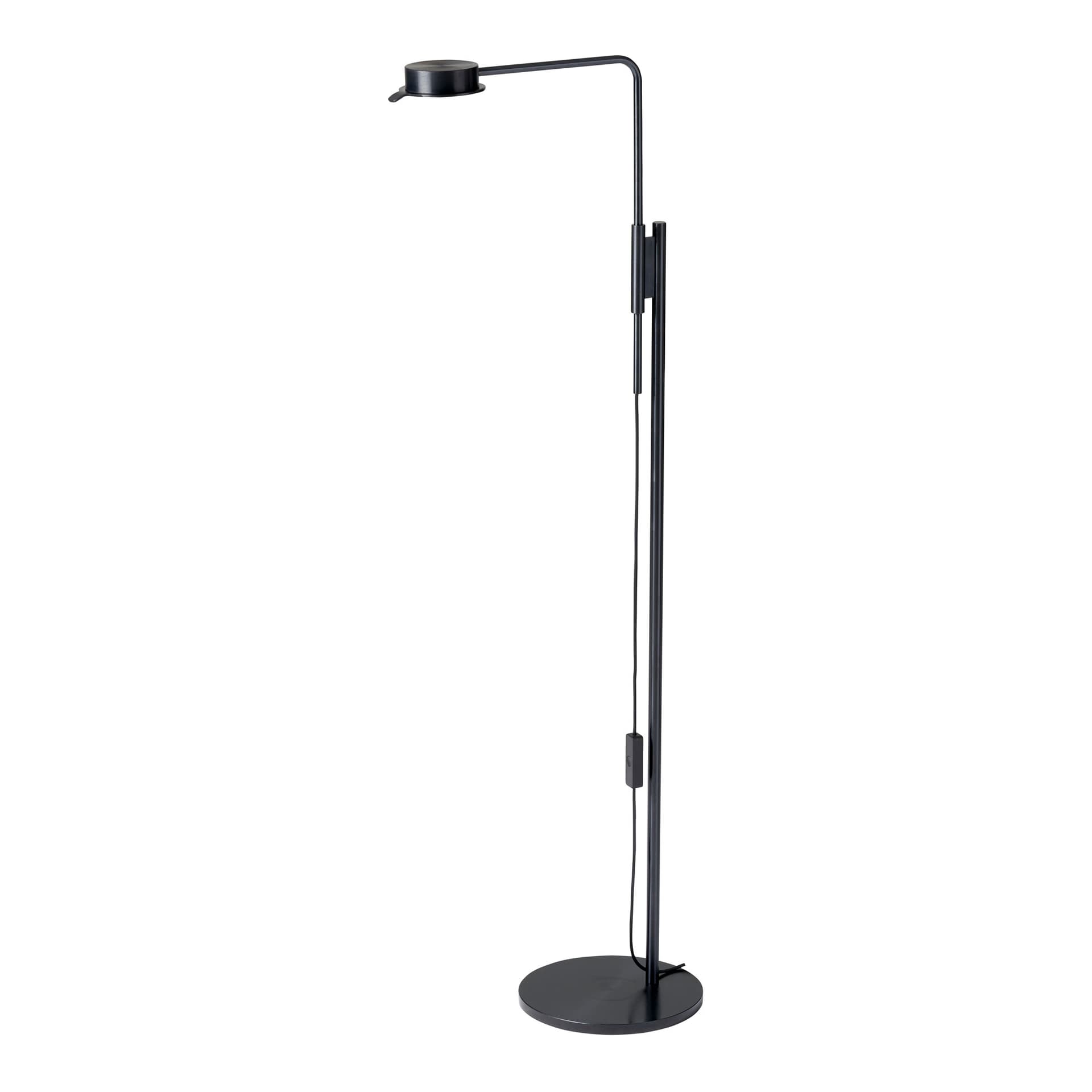 Wastberg+ - w102 chipperfield f, Black Steel, Ink. 6W LED - Leselamper - David Chipperfield - Svart