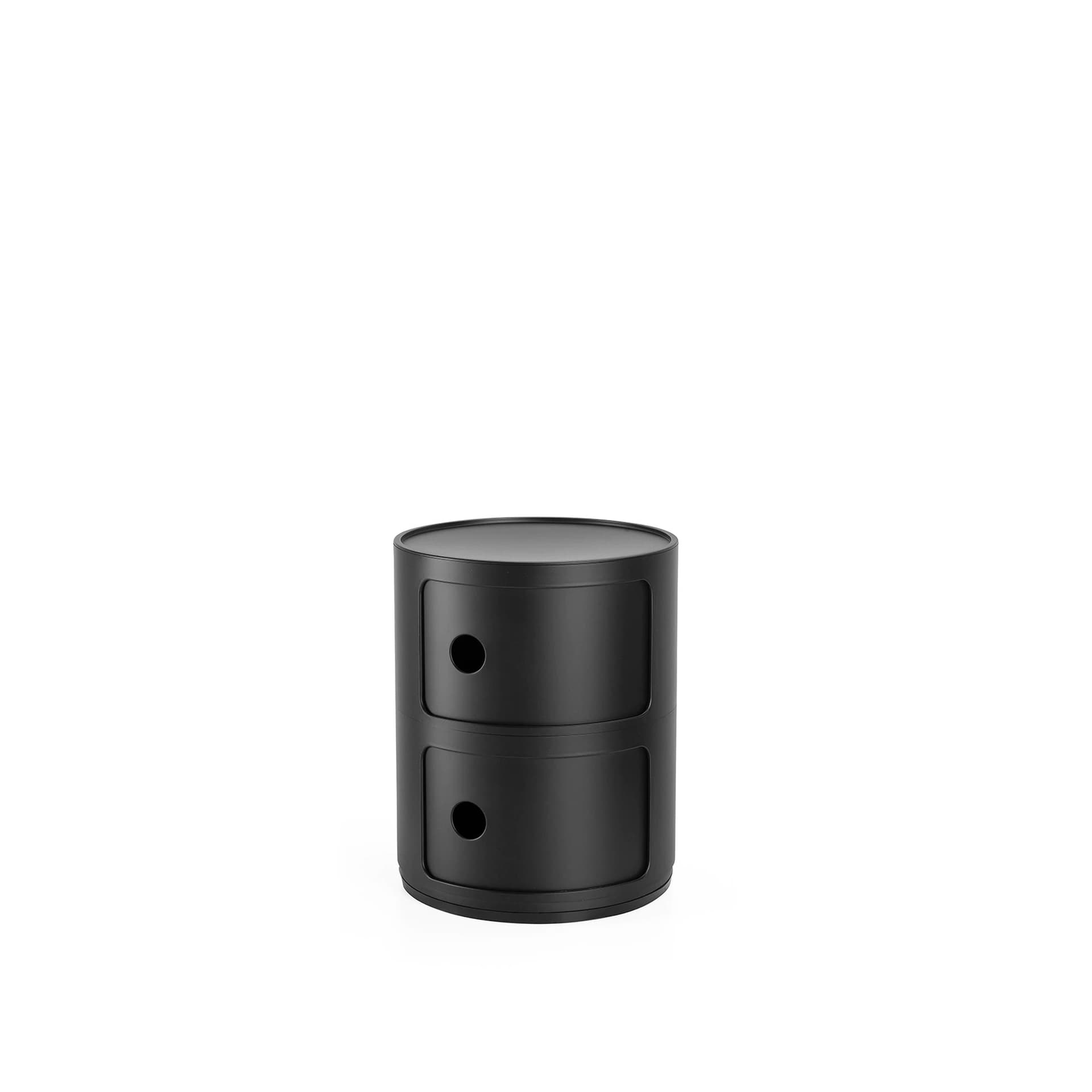 Kartell - Componibili 2 Sidebord Matt Black