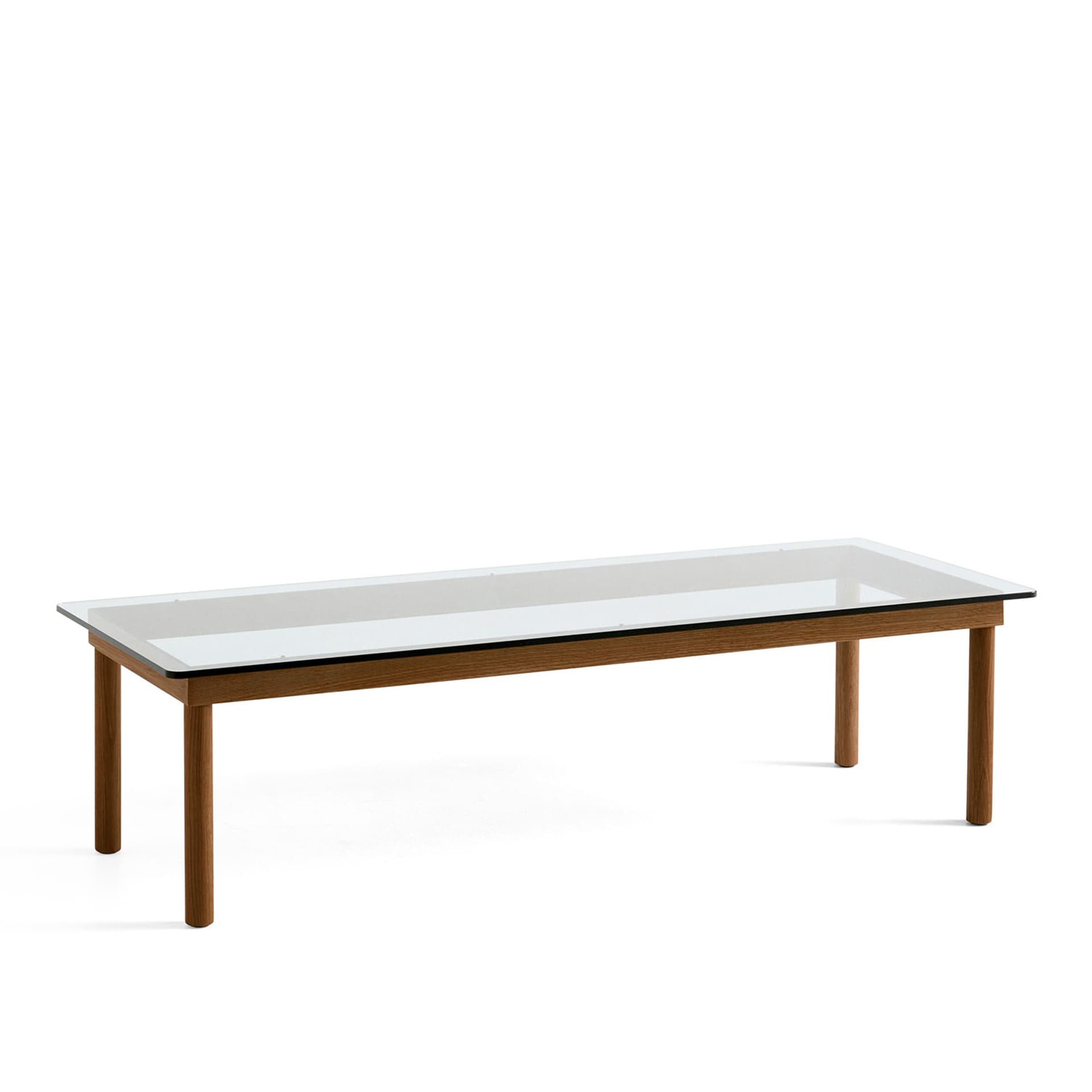 HAY - Kofi Wb Lacquered Walnut, 140 X 50 - Sofabord - Martin Solem - Tre farget - Glass/Tre