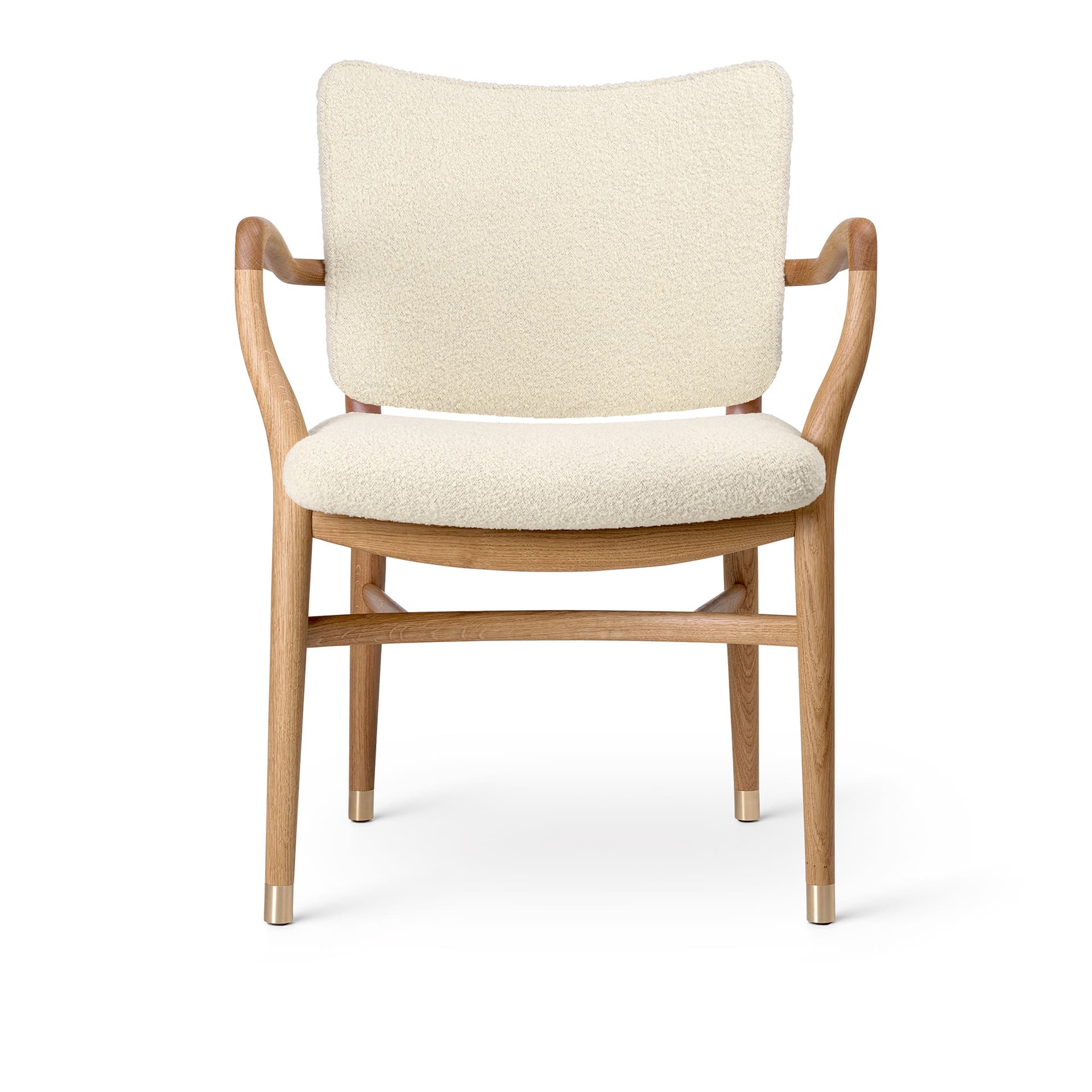 Carl Hansen - VLA61 Armchair Oak Oil Baru 0410 - Spisestoler - Vilhelm Lauritzen - Tre farget - Tre