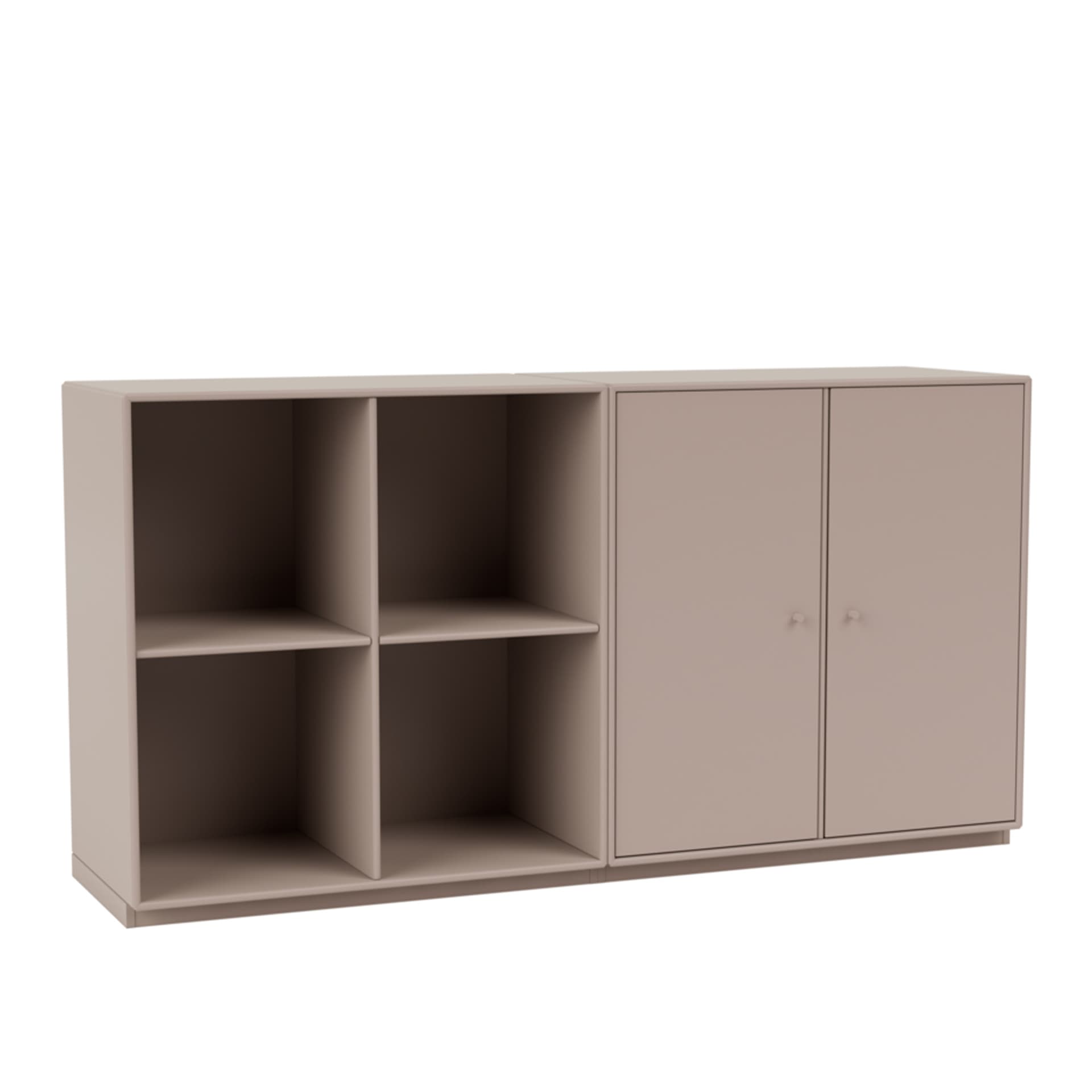 Montana - Pair Classic Sideboard, Plinth H3 cm - Mushroom - Sideboards - Peter J. Lassen - Beige