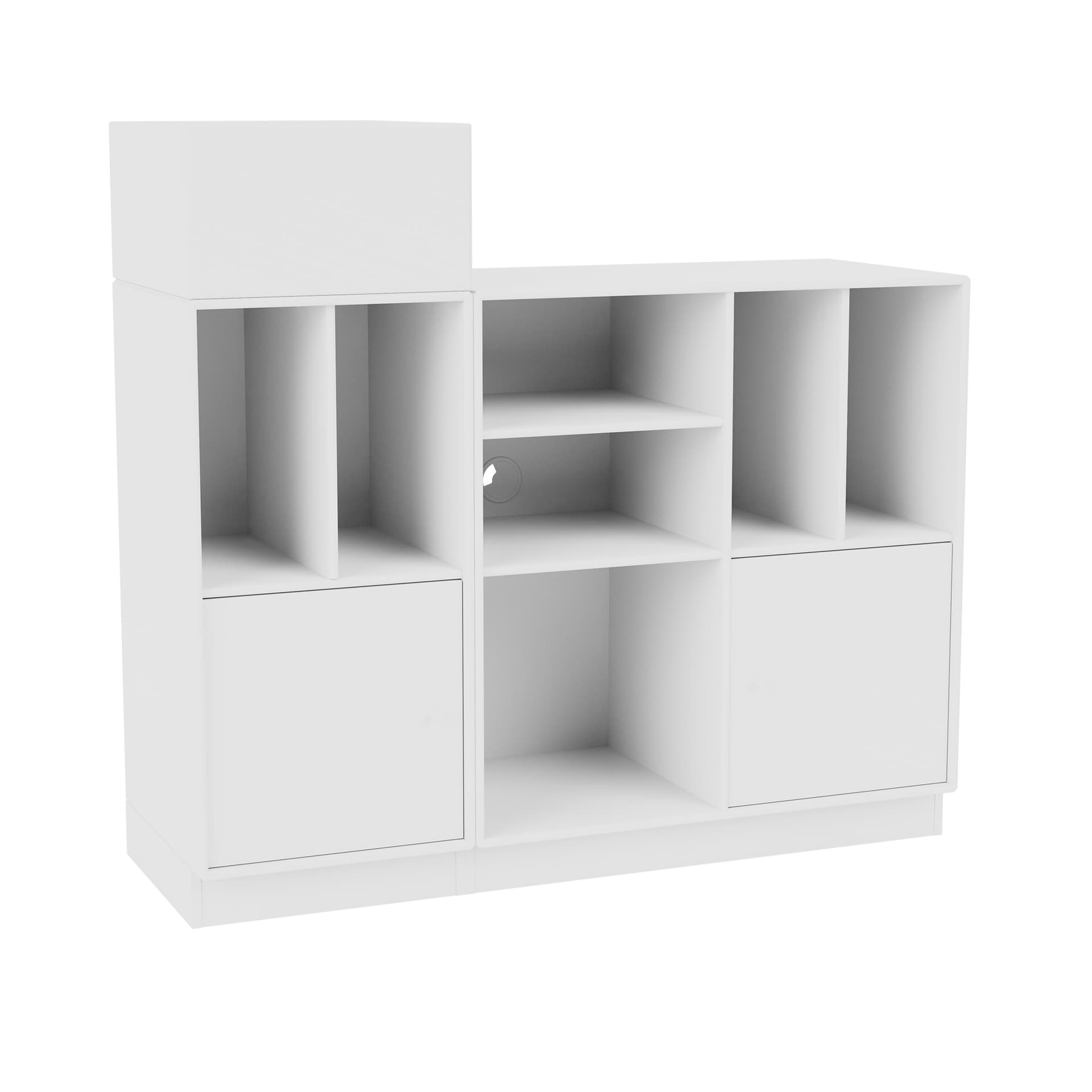 Montana - SPIN III Vinyl Storage, 07-Plinth 7 cm, 101 New White - Oppbevaringsskap - Peter J. Lassen - Hvit