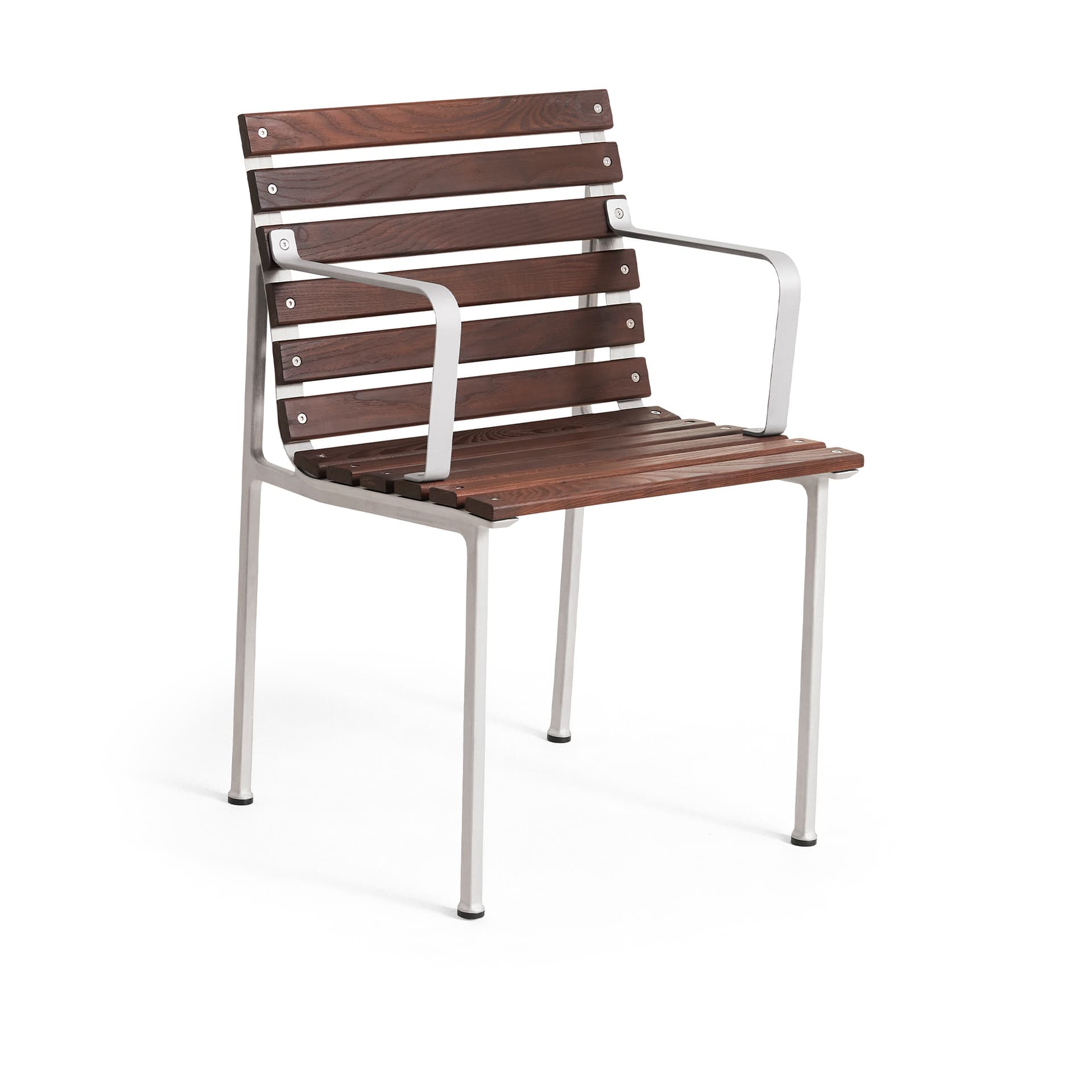 HAY - Travers spisestuestol med armlener - Varmebehandlet oljet ask - Utendørs spisebordstoler - Erwan Bouroullec - Tre farget - Metall/Tre