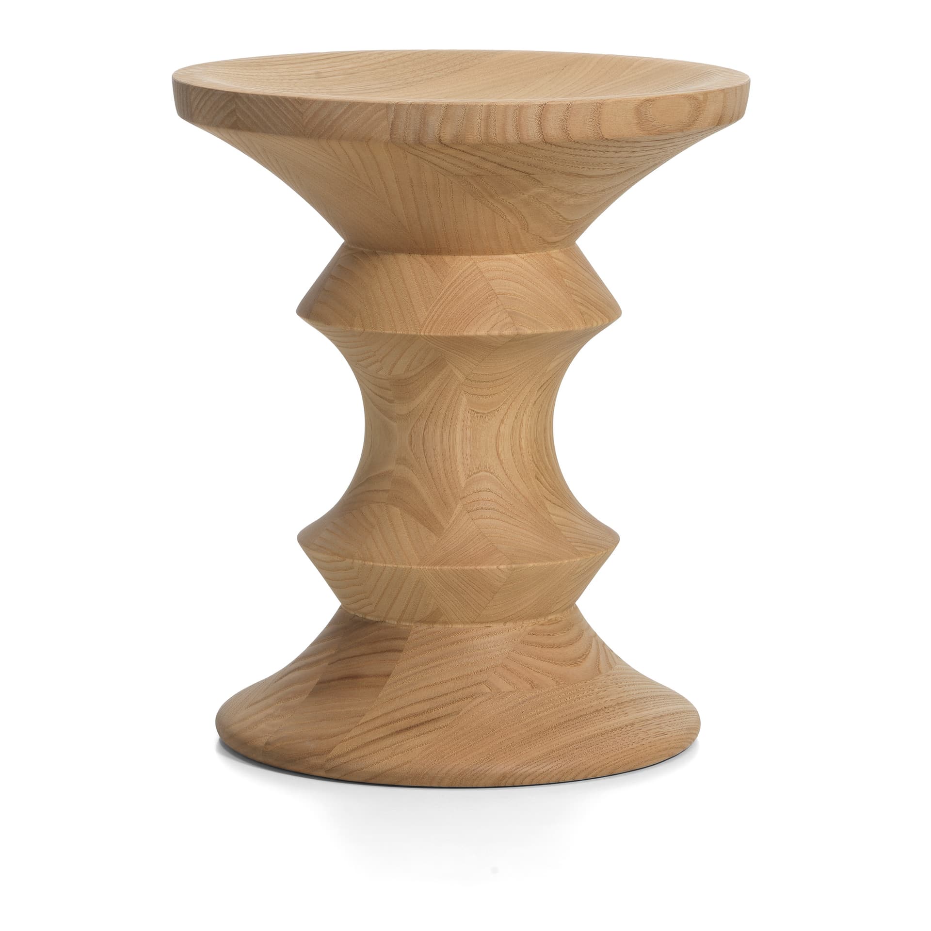 Vitra - Eames Stool, Model C Natural Chestnut Hard Wax Oil - Krakker - Charles & Ray Eames