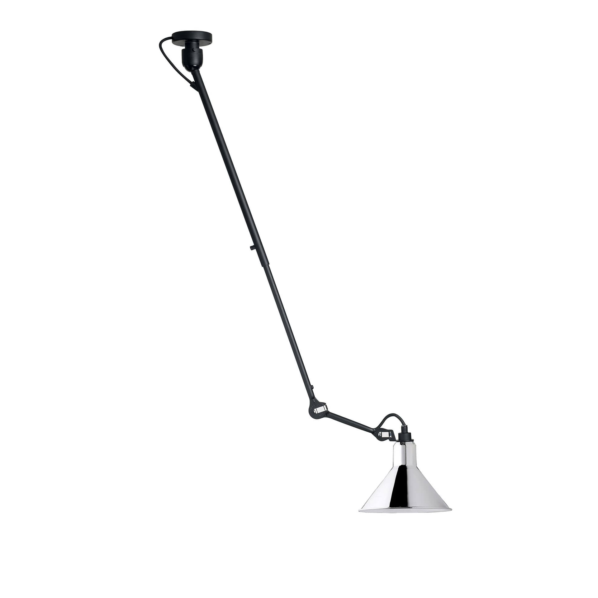 DCWéditions - Lampe Gras No302 - Conic, Krom - Pendellamper - Bernard-Albin Gras - Sølv