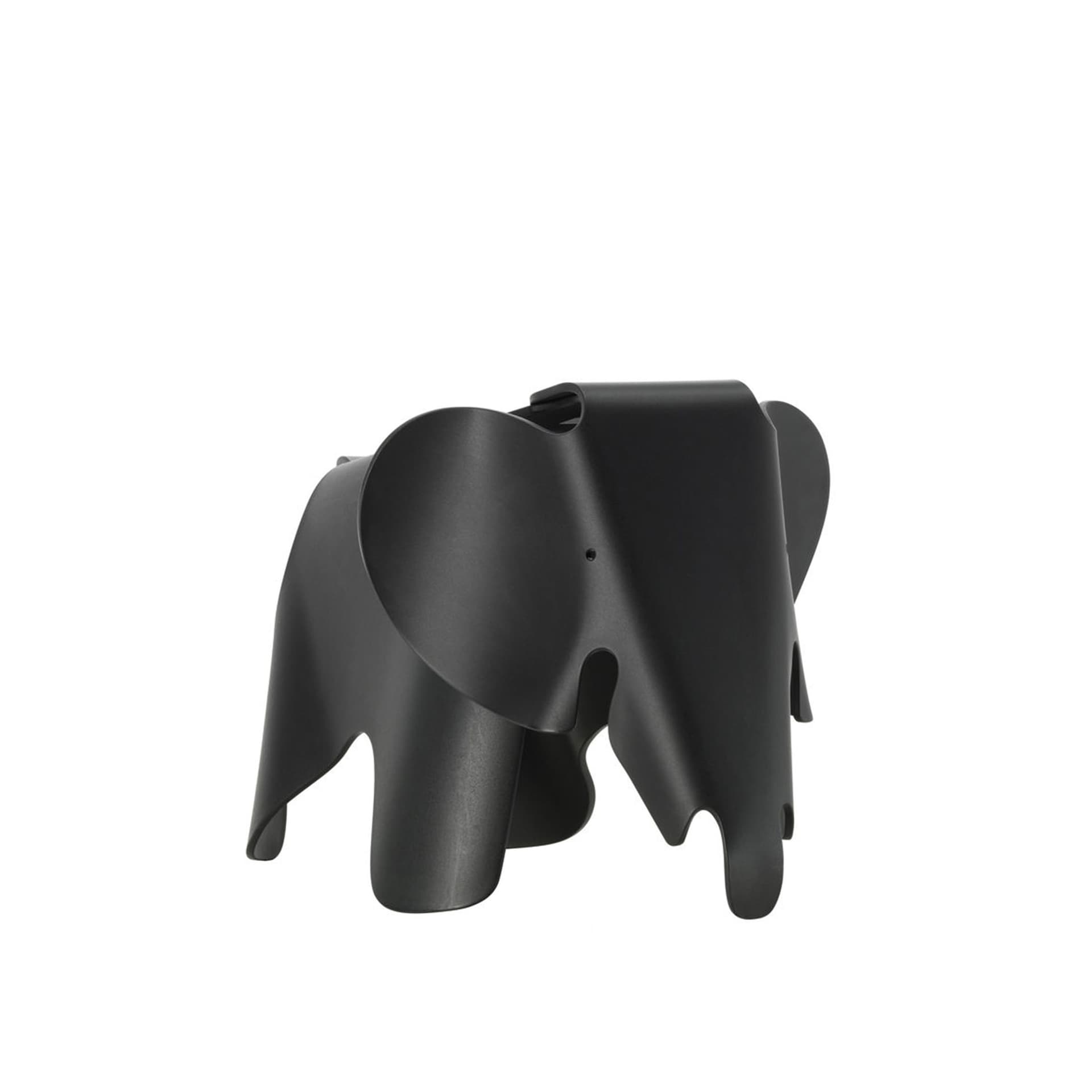Vitra - Eames Elephant (Plastic), deep black RE - Stoler for barn - Charles & Ray Eames - Svart - Plast