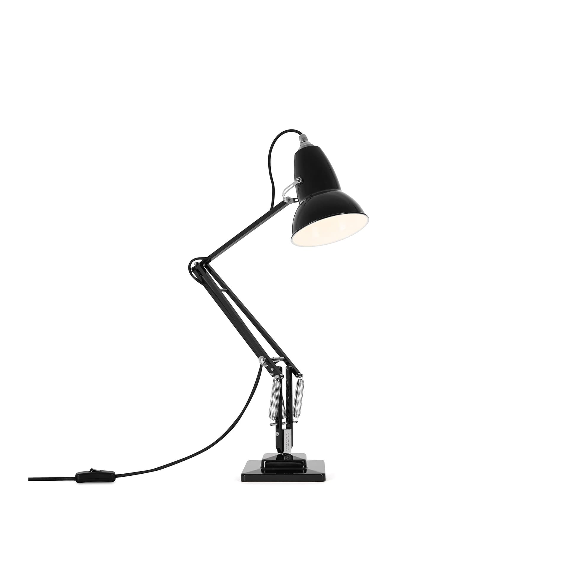 Original 1227 Skrivebordslampe Jet Black Anglepoise - Arbeidsrom / kontor - Industriell - Metall - Med en lyskilde