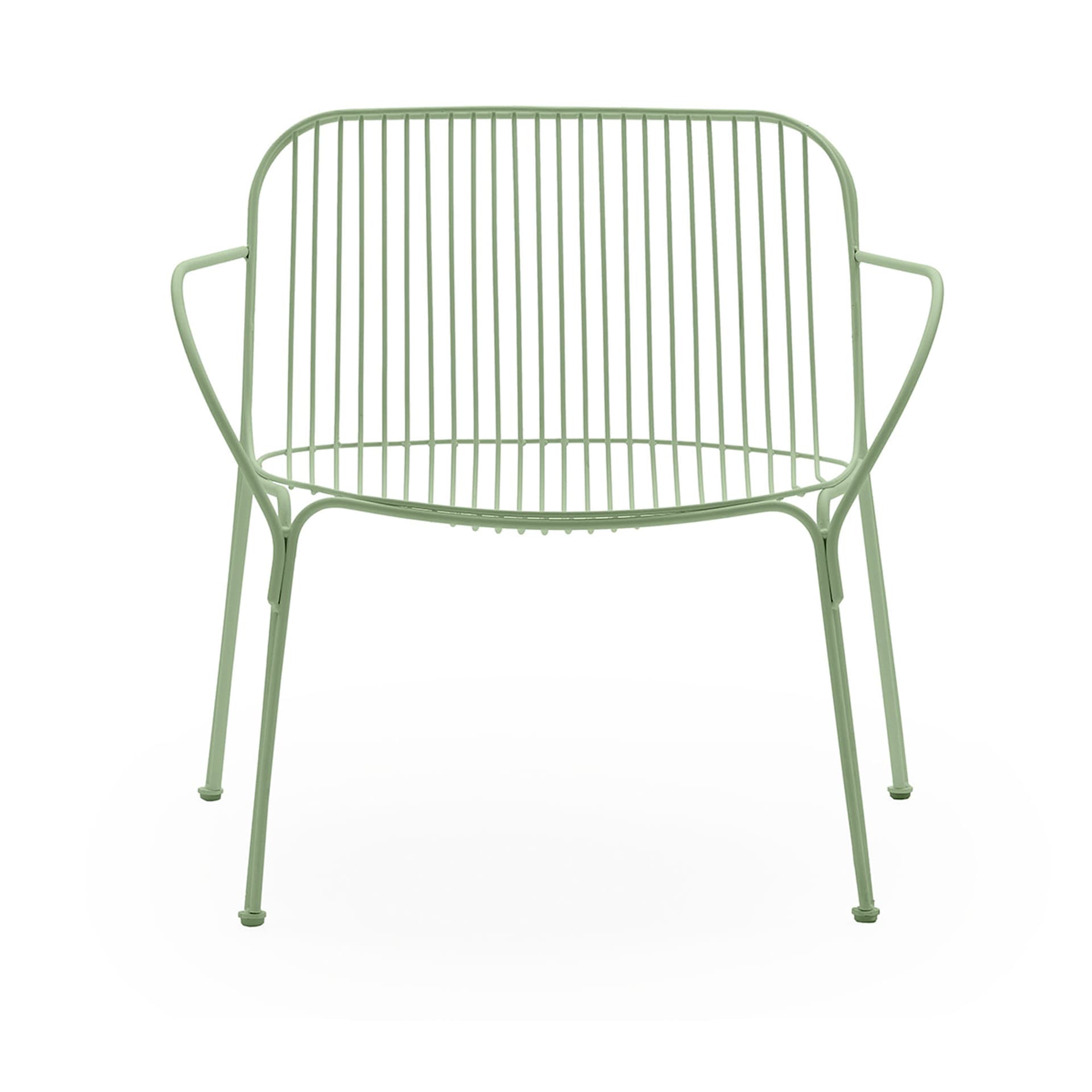 Kartell - Hiray Armchair Sage - Utendørs lenestoler - Ludovica + Roberto Palomba - Grønn - Metall