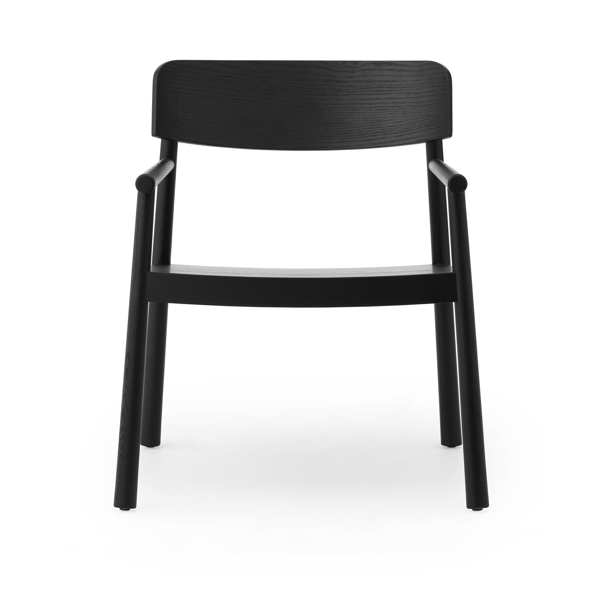 Normann Copenhagen - Timb Lounge Armchair Black - Lenestoler - Simon Legald - Svart - Tre