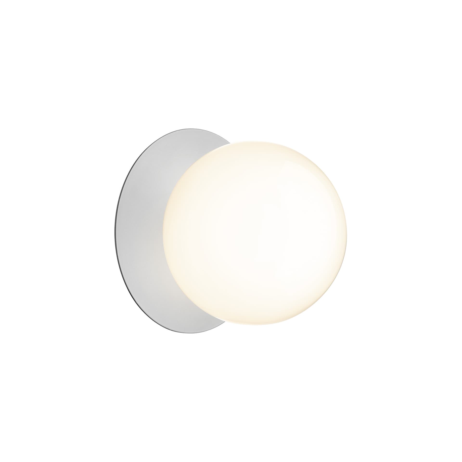 Nuura - Liila 1 Large Light Silver/Opal White - Vegglamper - Sofie Refer - Sølv - Glass/Metall