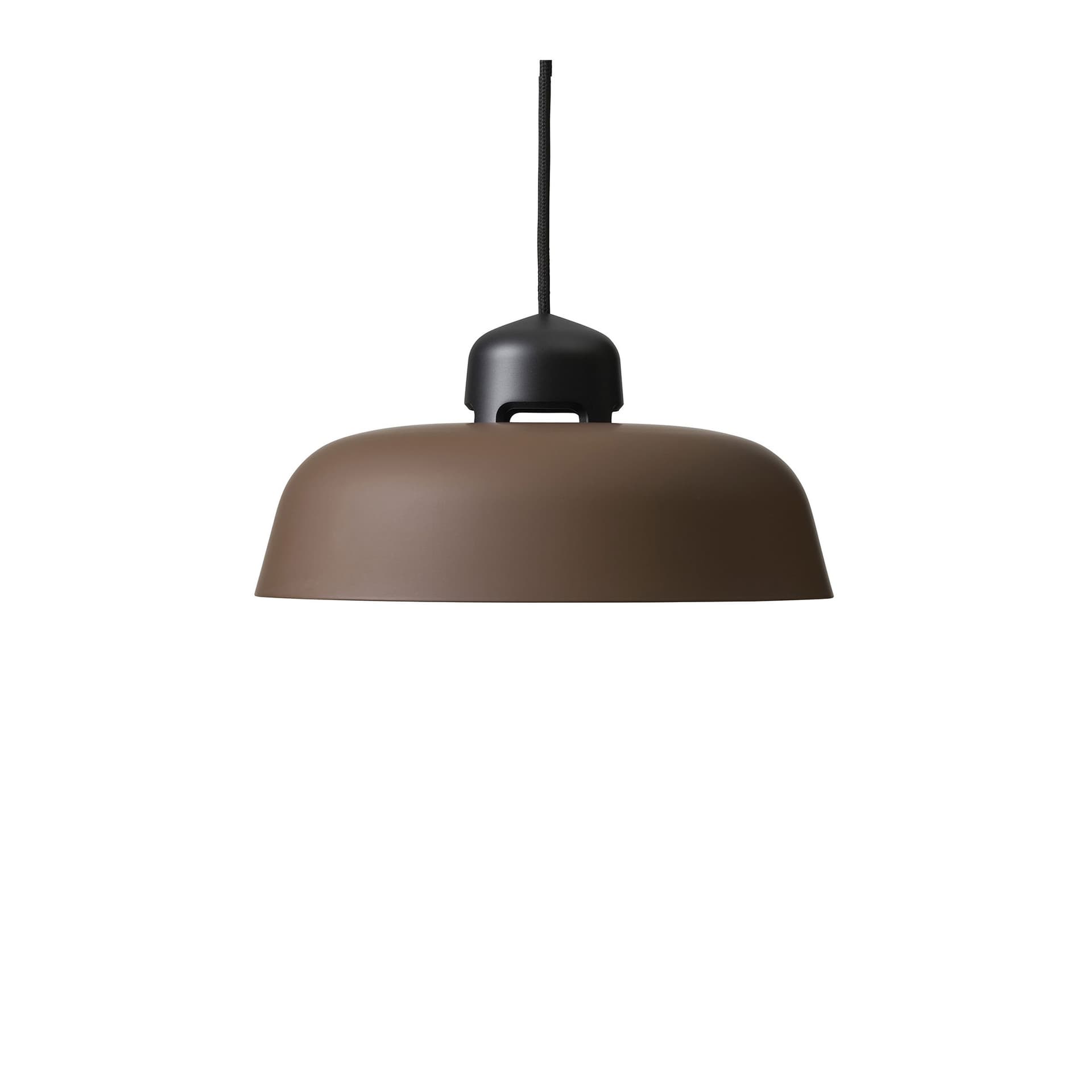 Wastberg+ - Dalston w162s1 Pendellampa, Nut Brown, Liten Skärm, Inkl. Svart LED Enhet, 2700K, Max 9W, Dimbar - Pendellamper - Kim Colin,Sam Hecht - Brun