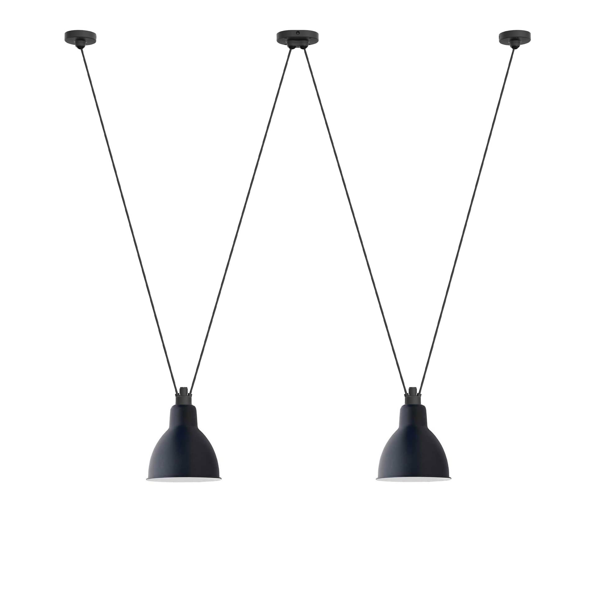 DCWéditions - Les Acrobates De Gras 324 XL Round Blue - Pendellamper - Bernard-Albin Gras - Blå