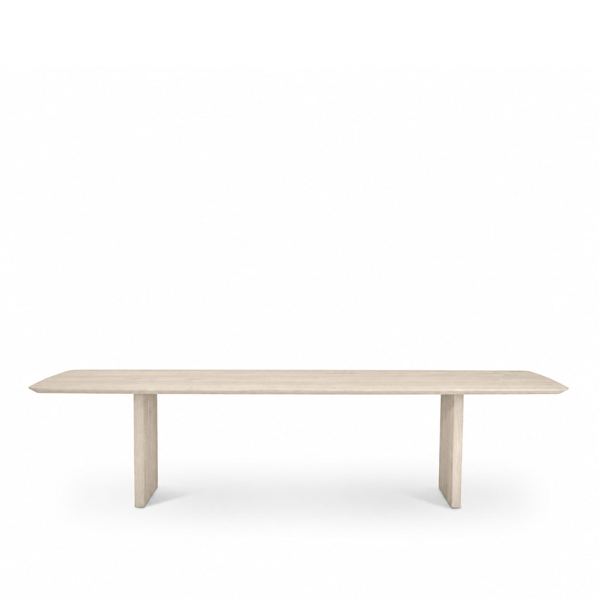Dk3 - Ten Table 270 x 105 Oak Whiteoil - Spisebord - Christian Troels,Jacob Plejdrup - Tre farget - Tre