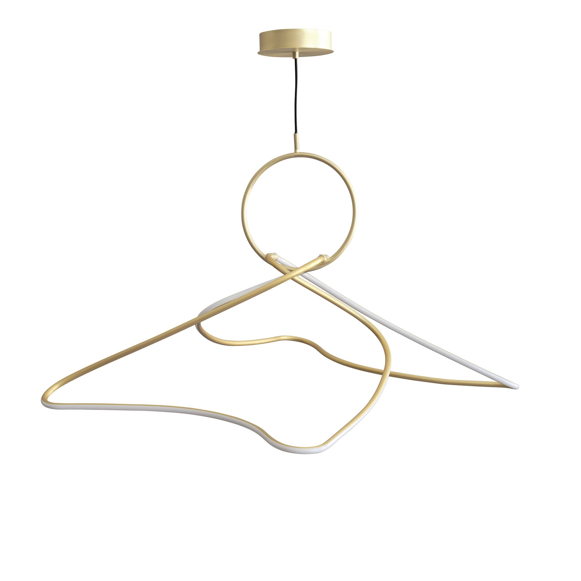 101 Copenhagen Kumo Chandelier Big takkrone Brass