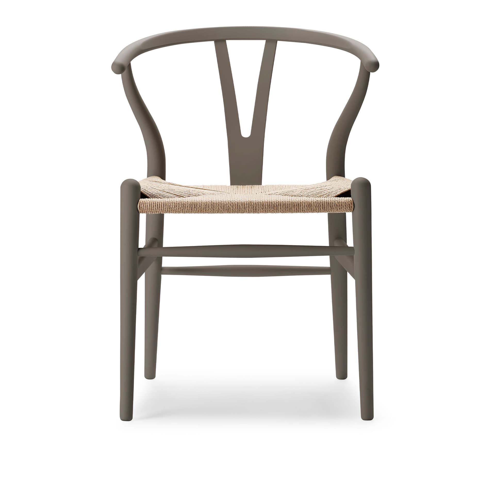 Carl Hansen - CH24 Y-stolen Bok Slate - Spisestoler - Hans J. Wegner - Grå - Papir/Tre
