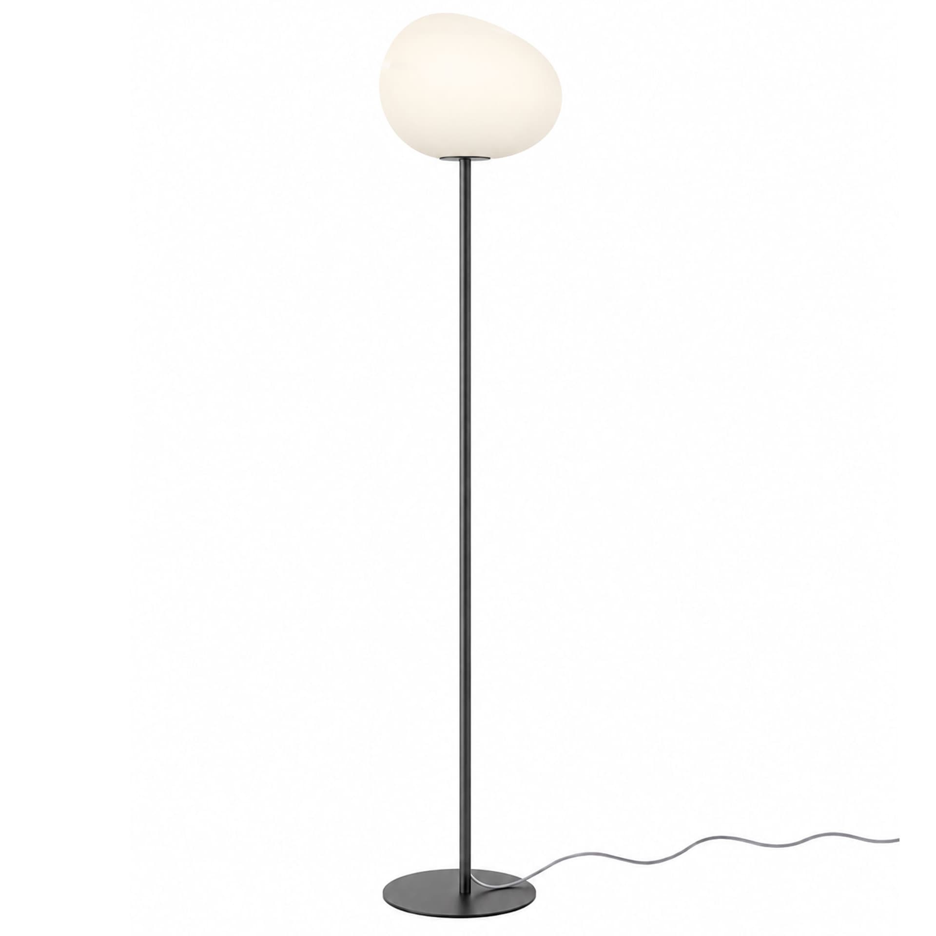 Foscarini - Gregg Media Golvlampa - Grafitgrå/Vit - Skjermlamper - Ludovica & Roberto Palomba - Grå