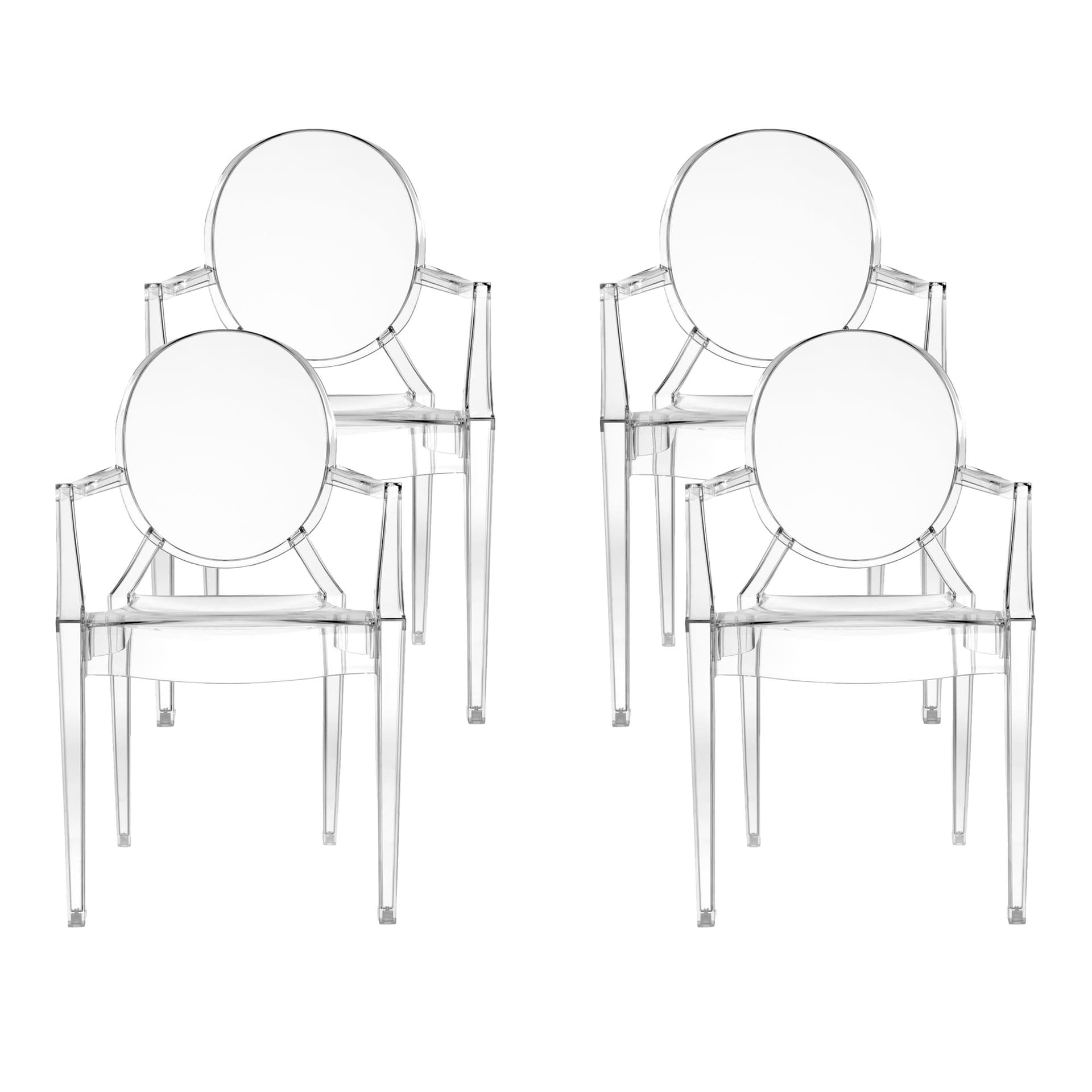 Kartell - Louis Ghost Chair 4-pakning - Spisestoler