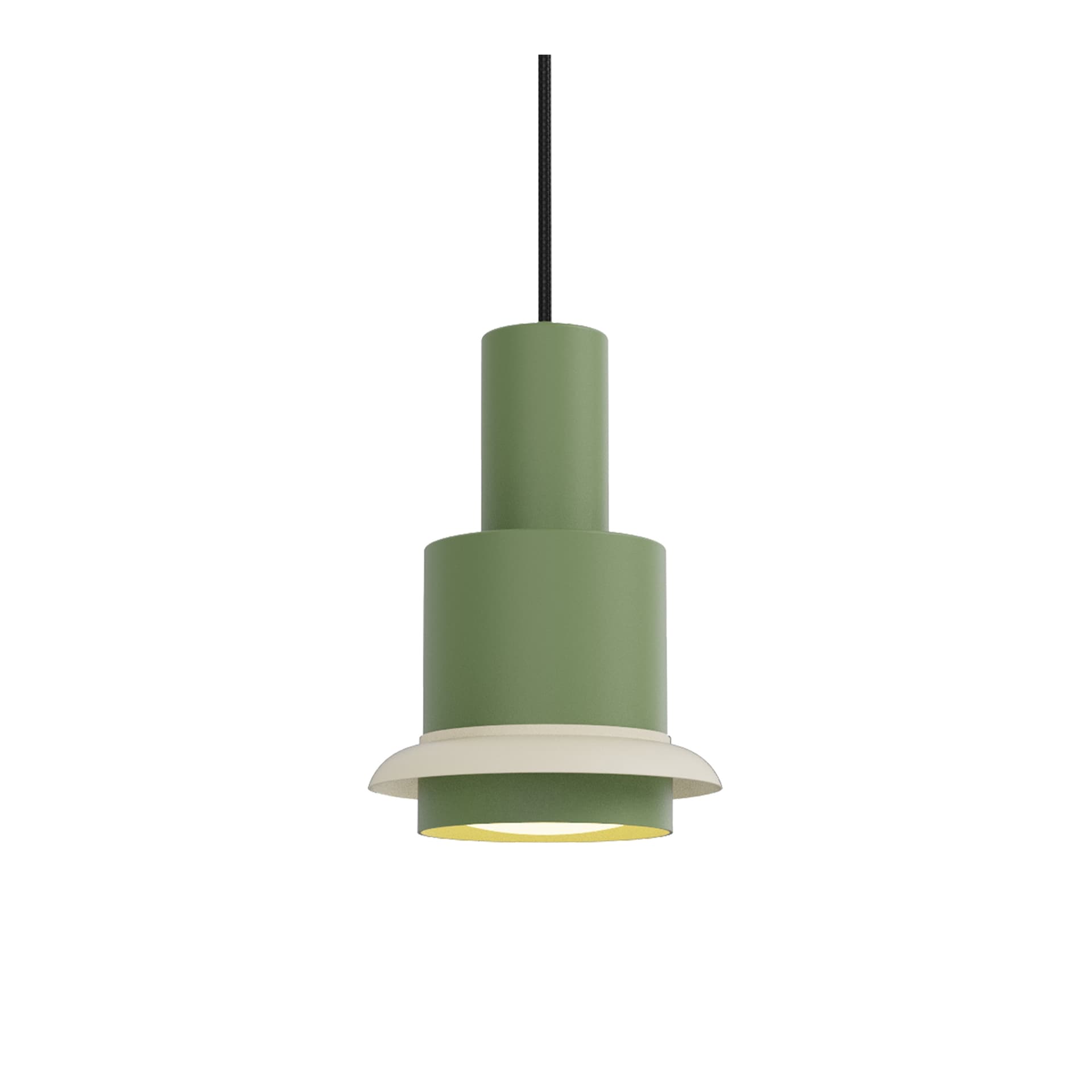 DCW - Chaumont Pendel Ø19xH28 Green/White