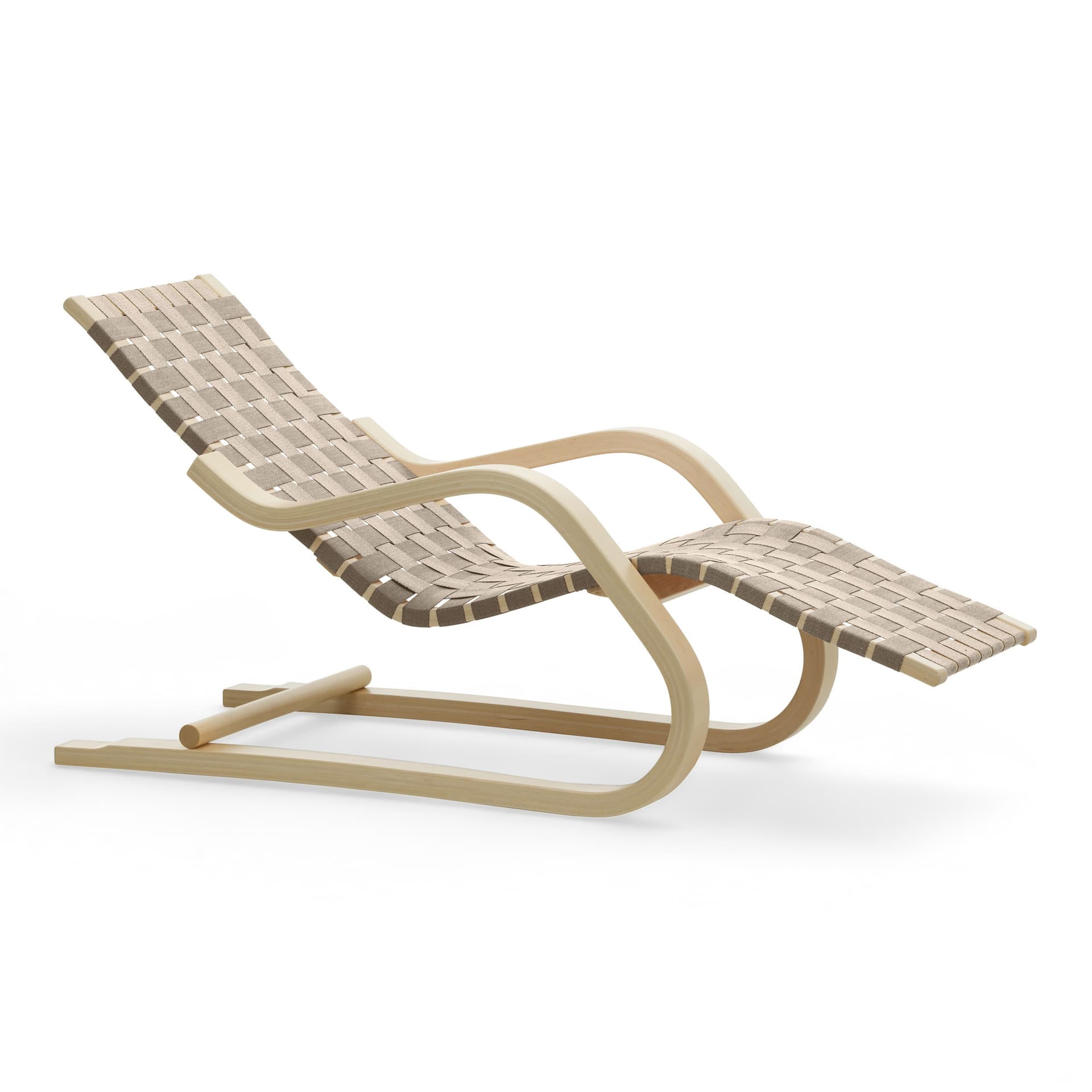 Artek - Lounge Chair 43 Natural Black - Lenestoler - Alvar Aalto - Svart - Tre/Tekstilmateriale