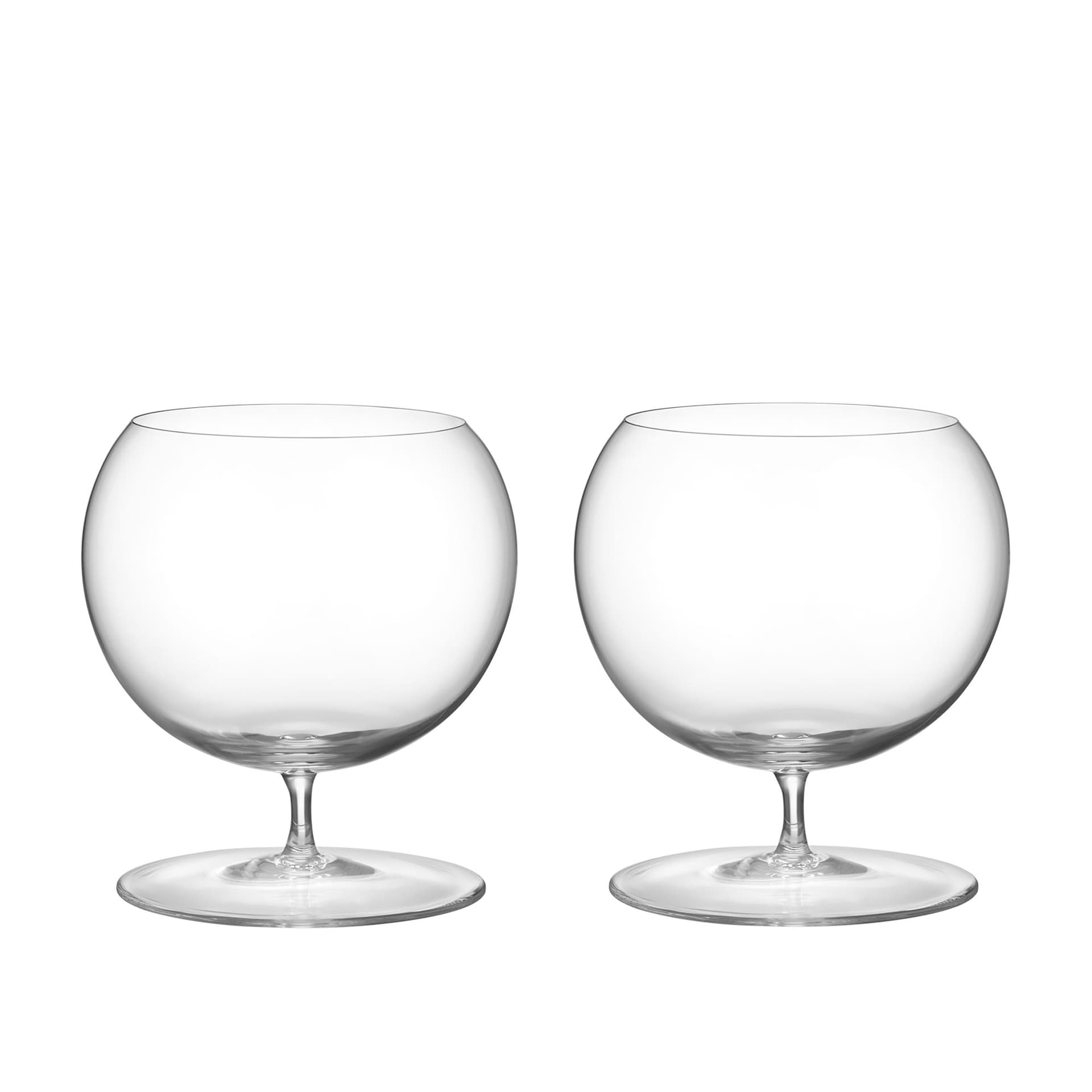 Orrefors - Geometry Cognac Glass 67 cl 2-Pack - Drinkglass - Claesson Koivisto Rune - Gjennomsiktig - Glass
