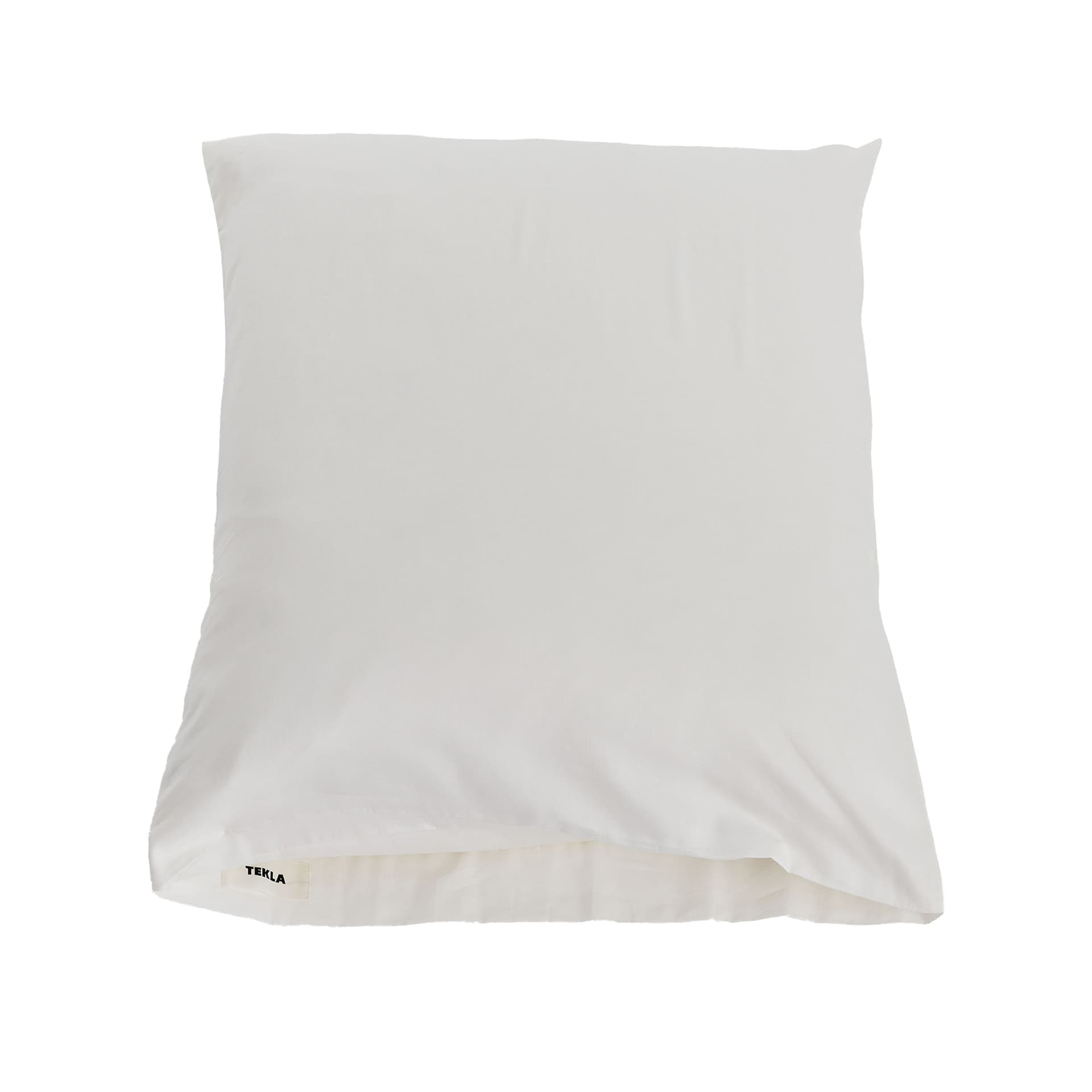 Tekla - Sateen Cloud White örngott 50 x 60 cm - Putetrekk - Hvit - Bomull