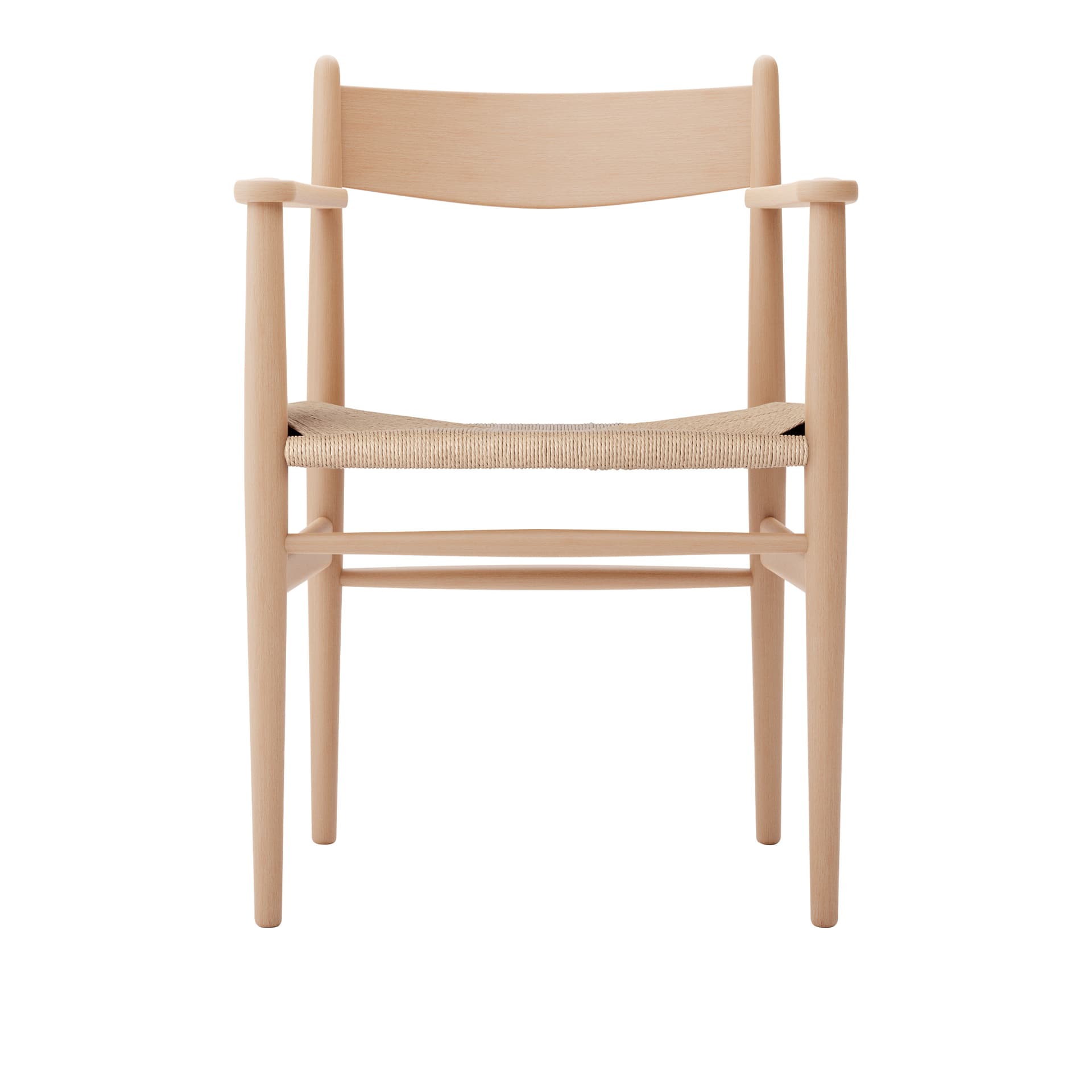 Carl Hansen - CH37, Oljad Bok, Naturflätat papperssnöre - Spisestoler - Hans J. Wegner - Tre farget - Tre