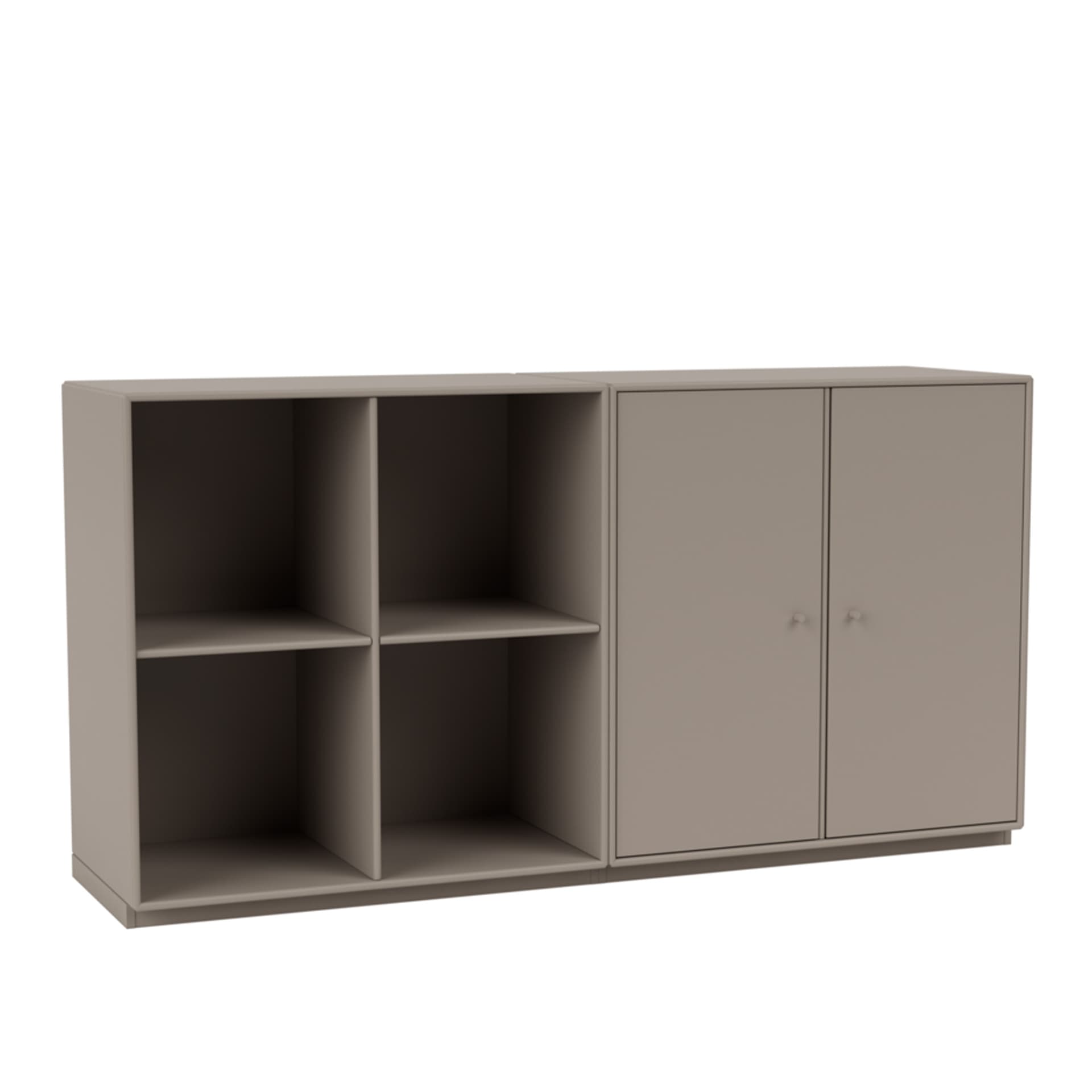 Montana - Pair Classic Sideboard 141-Truffle 06 Plinth 3 cm - Sideboards - Peter J. Lassen - Beige - Tre