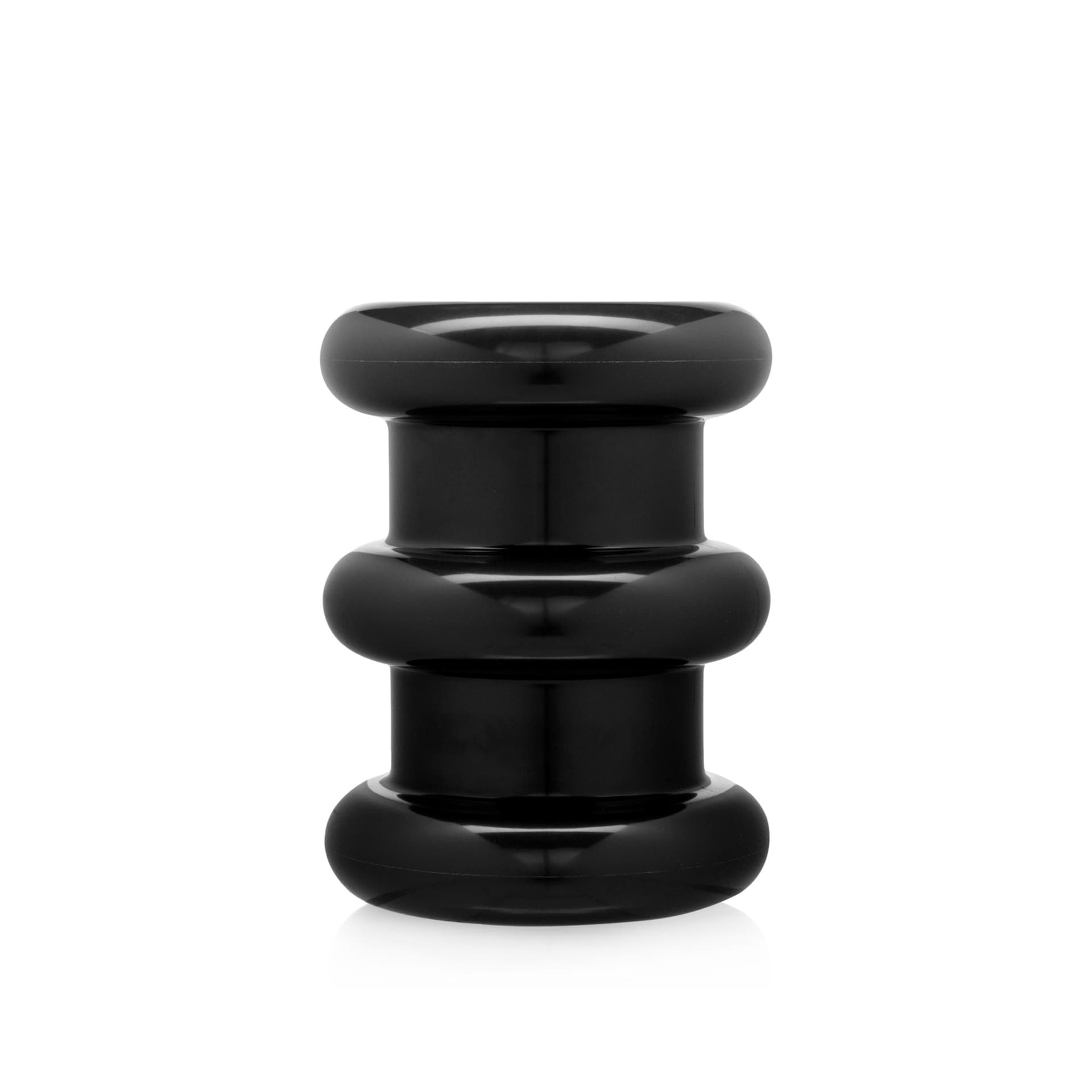 Kartell - Pilastro Stool 8852, Black - Krakker - Ettore Sottsass - Svart - Plast