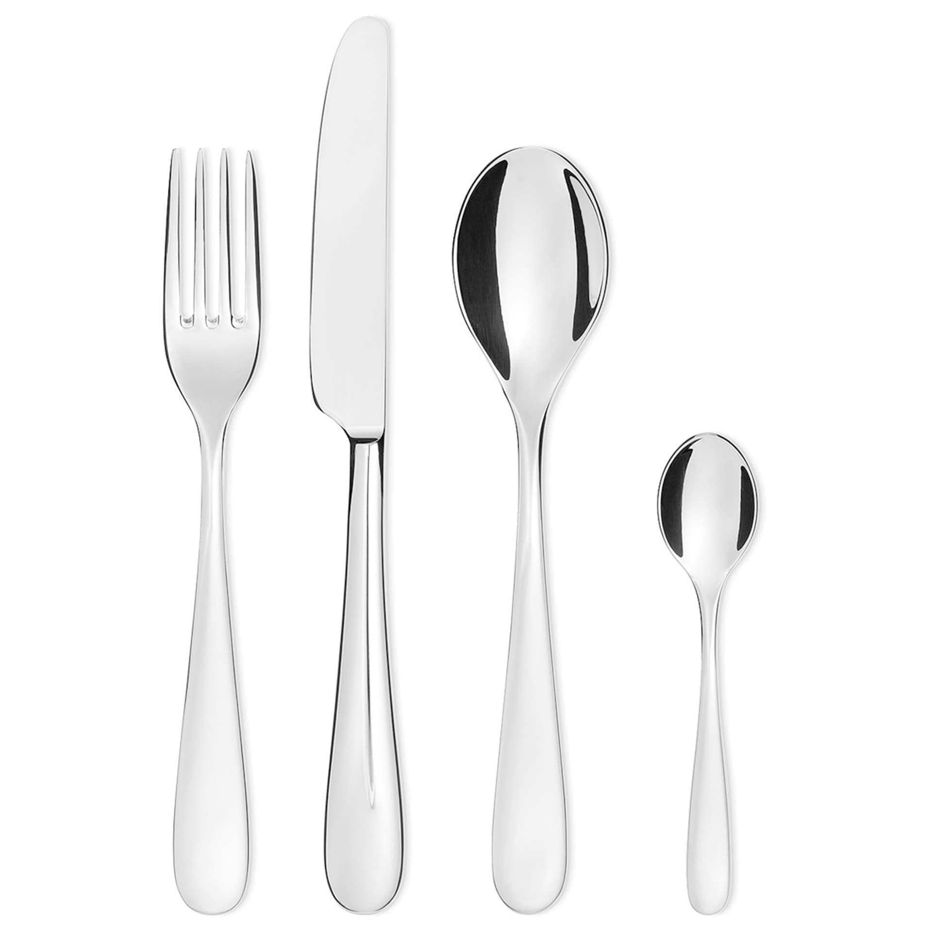Alessi - NUOVO MILANO24 P.CUTLERY SET 5180S24 - Bestikksett - Ettore Sottsass