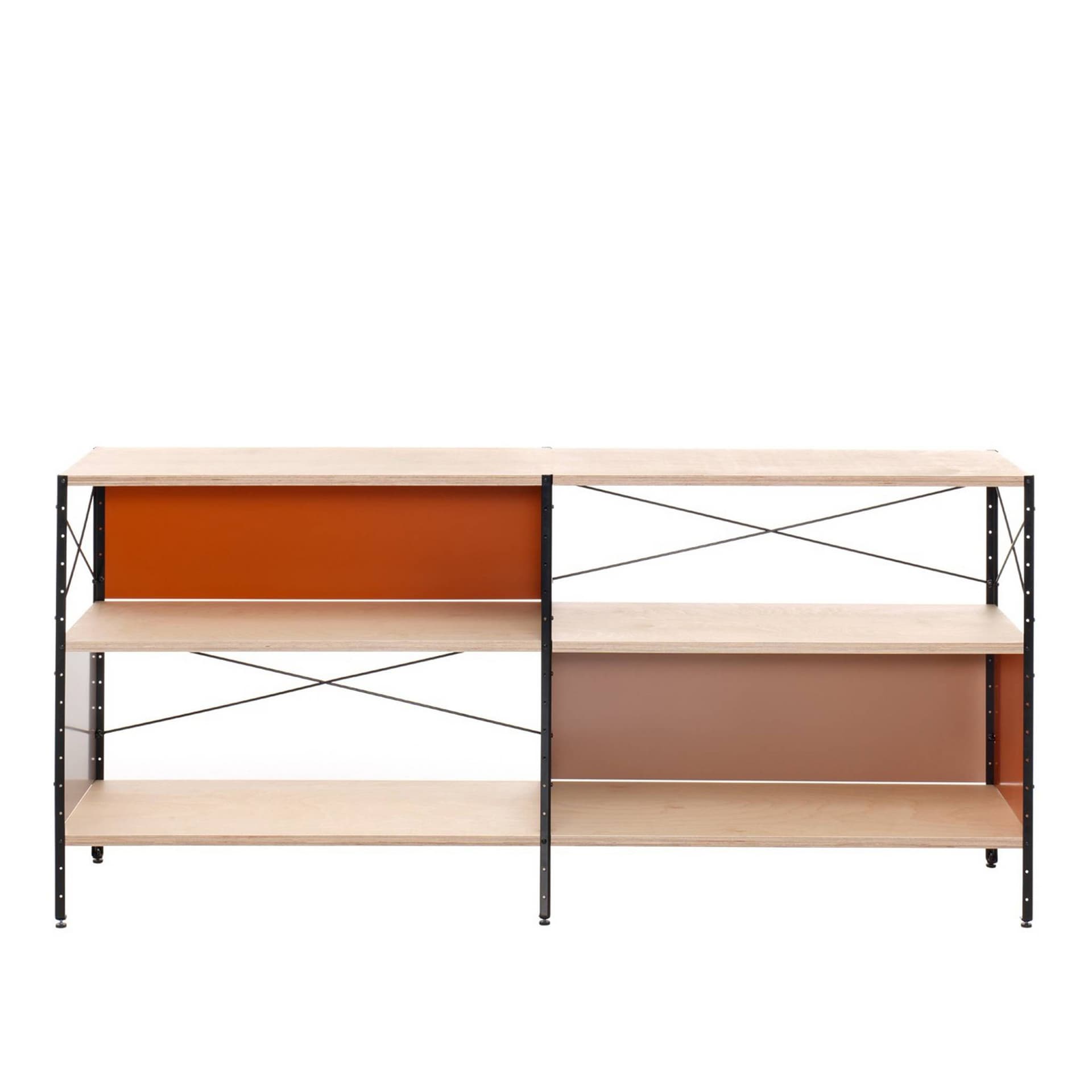 Vitra - Eames Storage Unit ESU hylle 2 hyller - Hyller - Brun - Metall/Tre
