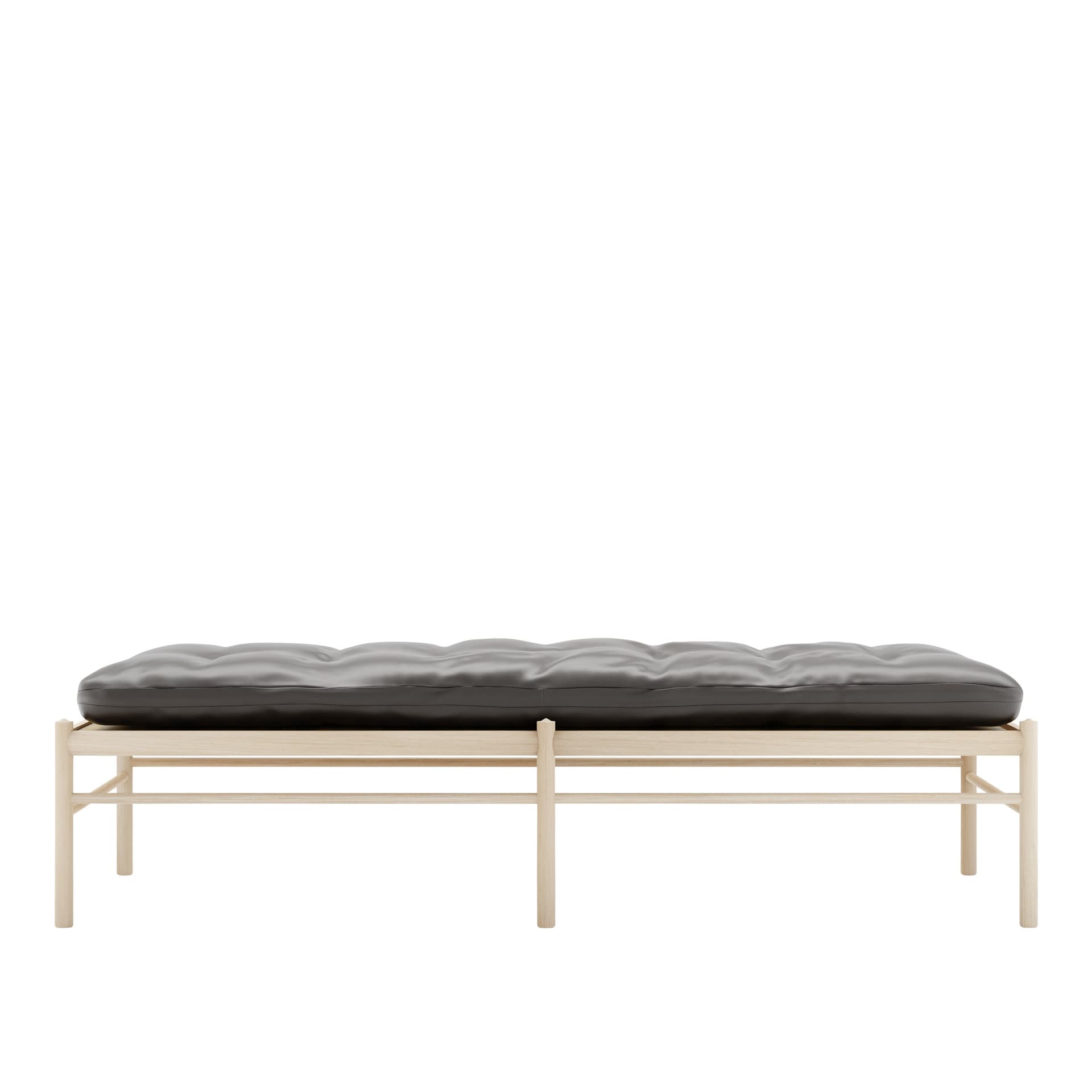 Carl Hansen - OW150, Tvålad Ek, Lädergrupp B Thor - 377 - Dagsenger - Ole Wanscher - Brun